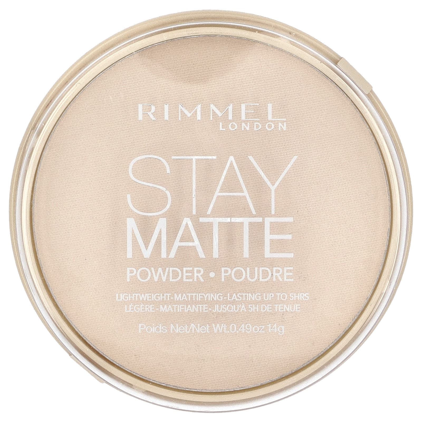 Rimmel London Stay Matte Lightweight Mattifying Powder 011 Creamy Natural 049 oz 14 g 1690₽