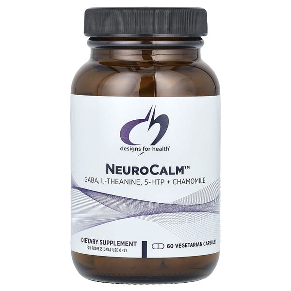 Designs For Health, NeuroCalm ™, 60 вегетарианских капсул