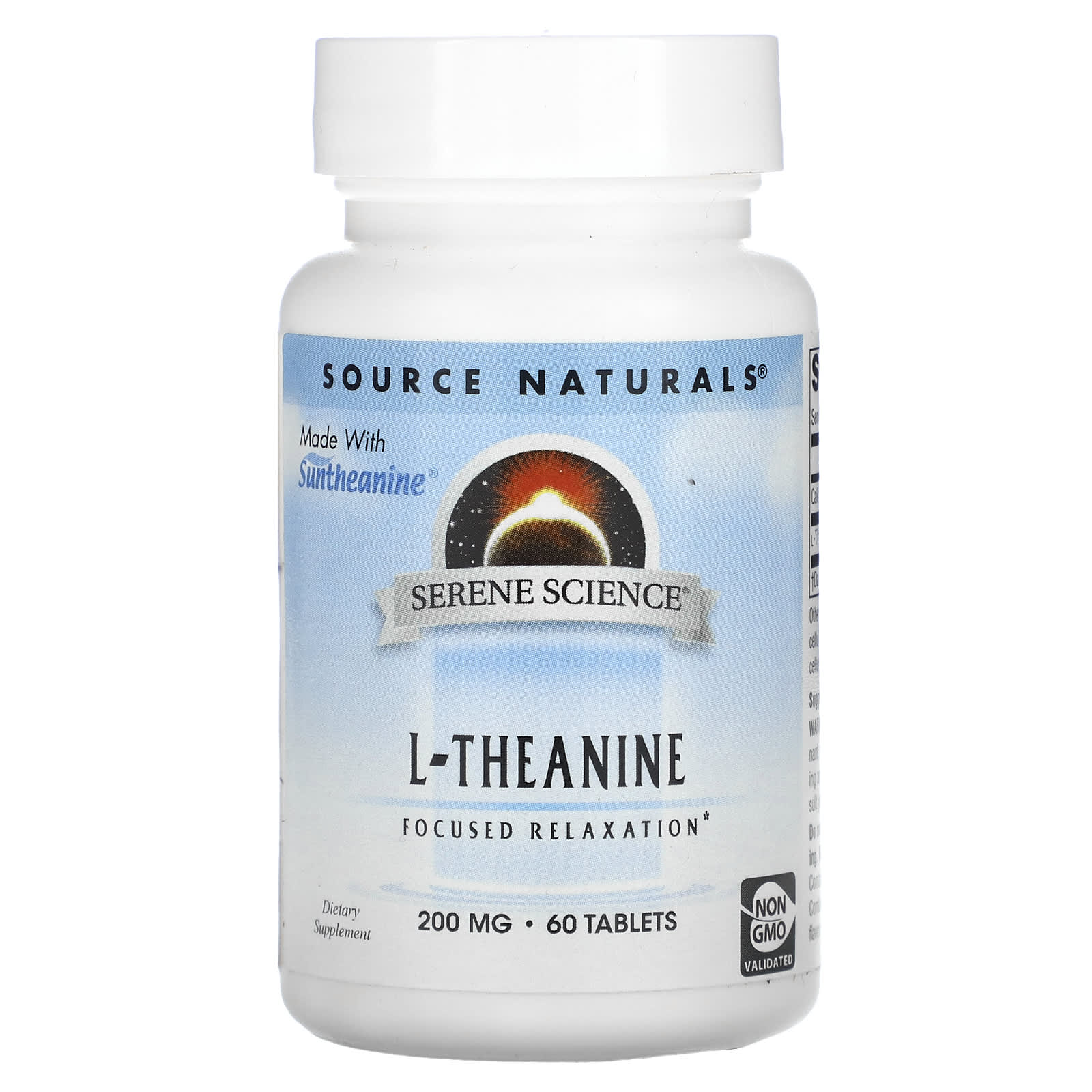Source Naturals L-теанин 200 мг 60 таблеток 4590₽