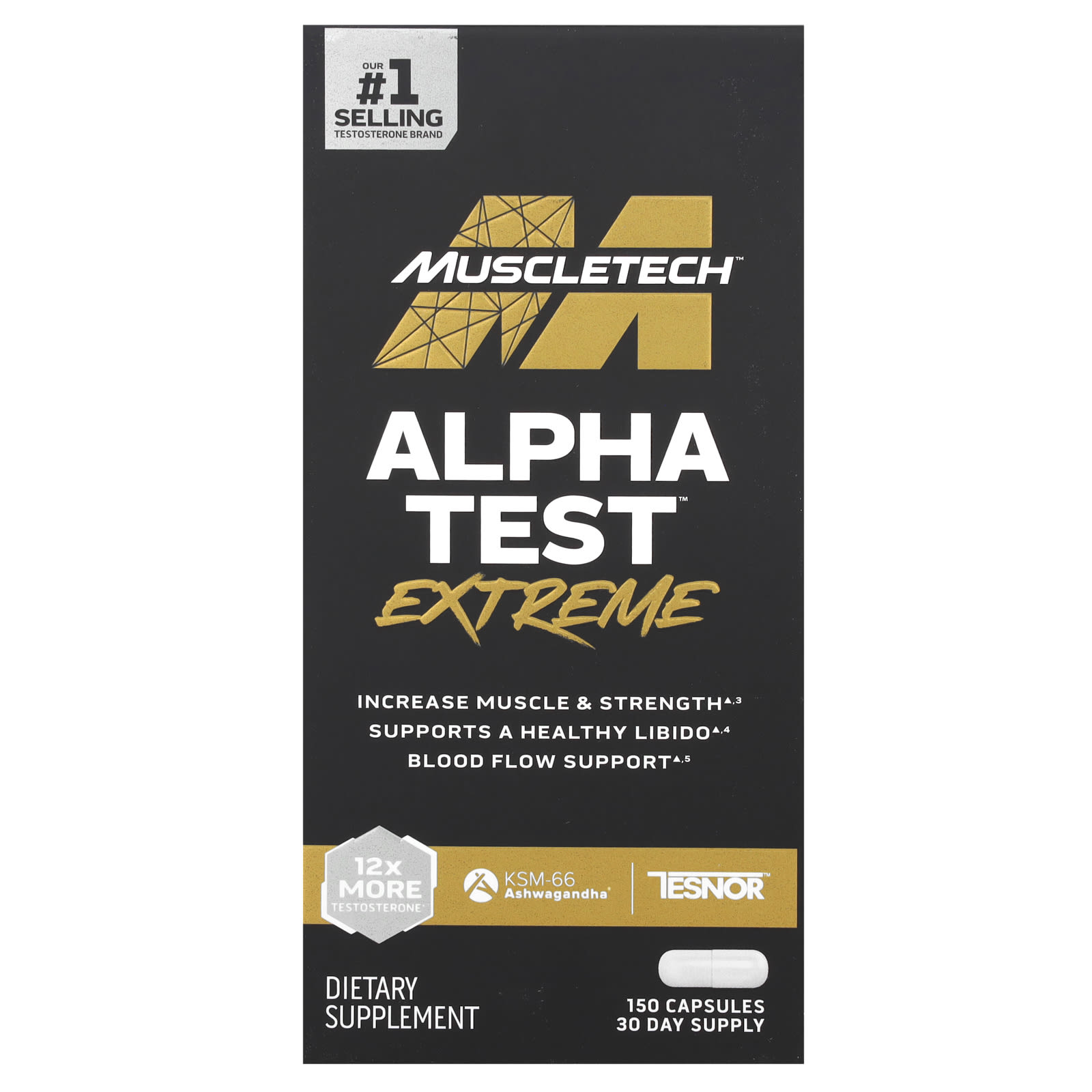 MuscleTech AlphaTest Extreme 150 Capsules 13690₽