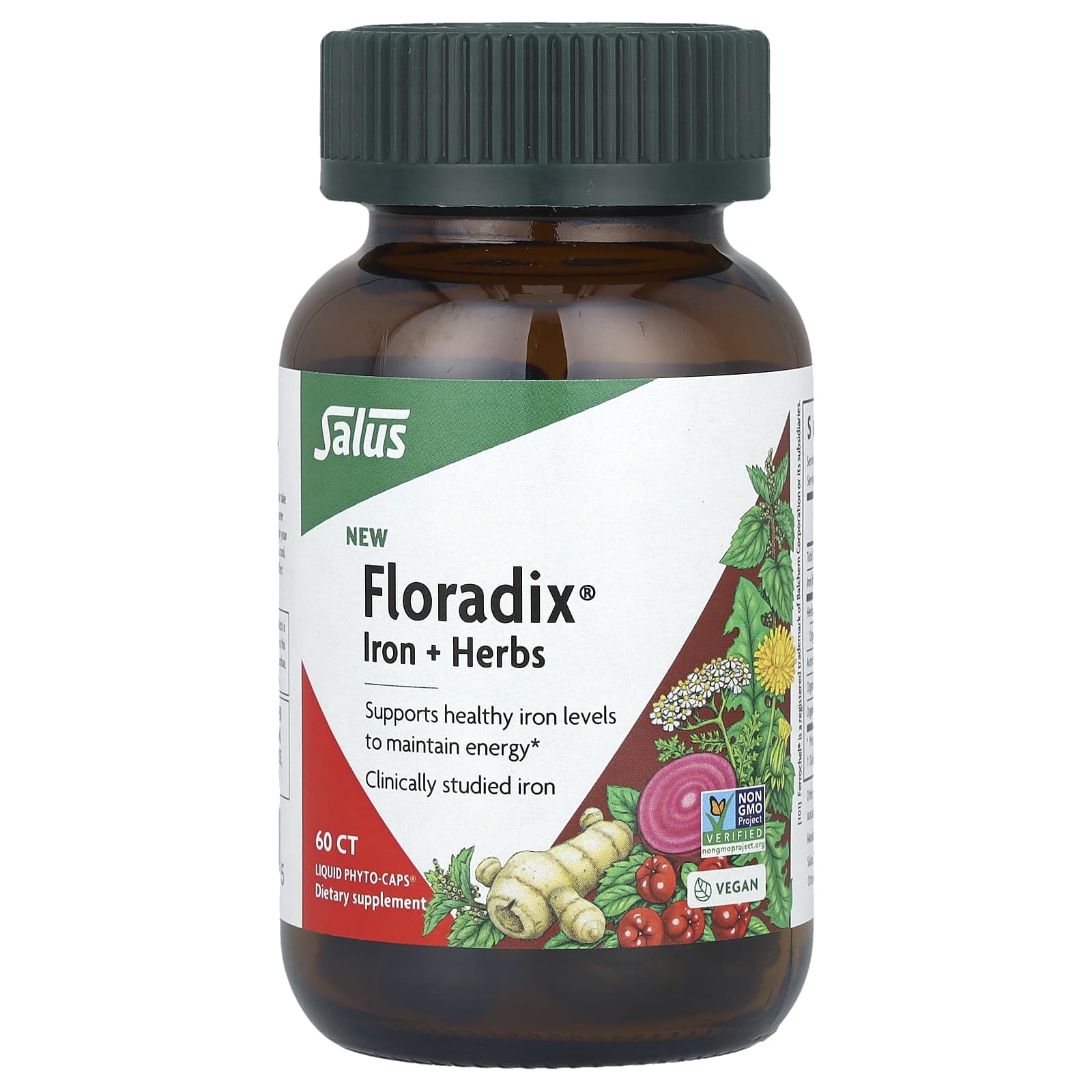 Floradix Iron Herbs 60 Liquid Phyto-Caps 5990₽