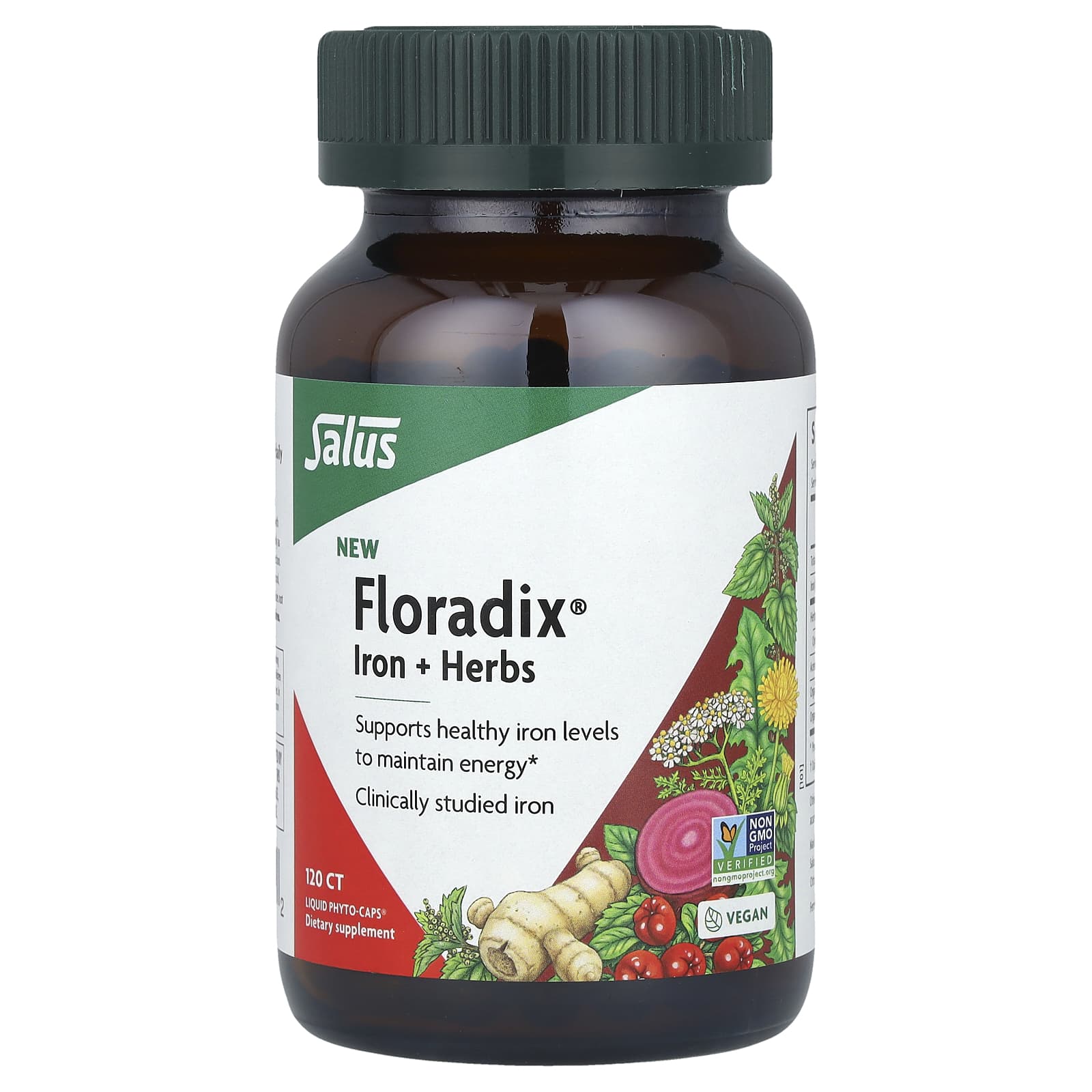 Floradix Iron Herbs 120 Liquid Phyto-Caps 10290₽