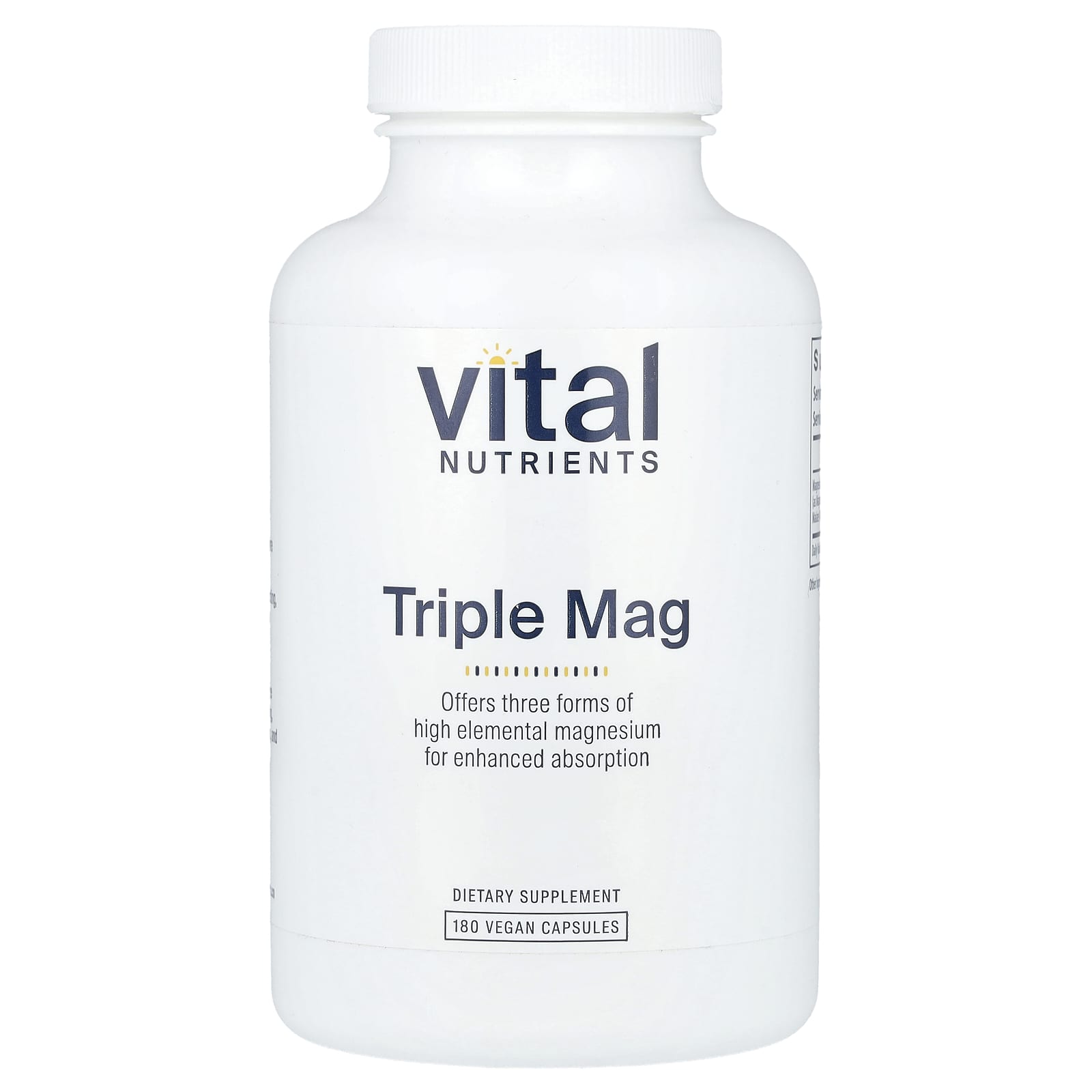Vital Nutrients Triple Mag 180 веганских капсул 8890₽