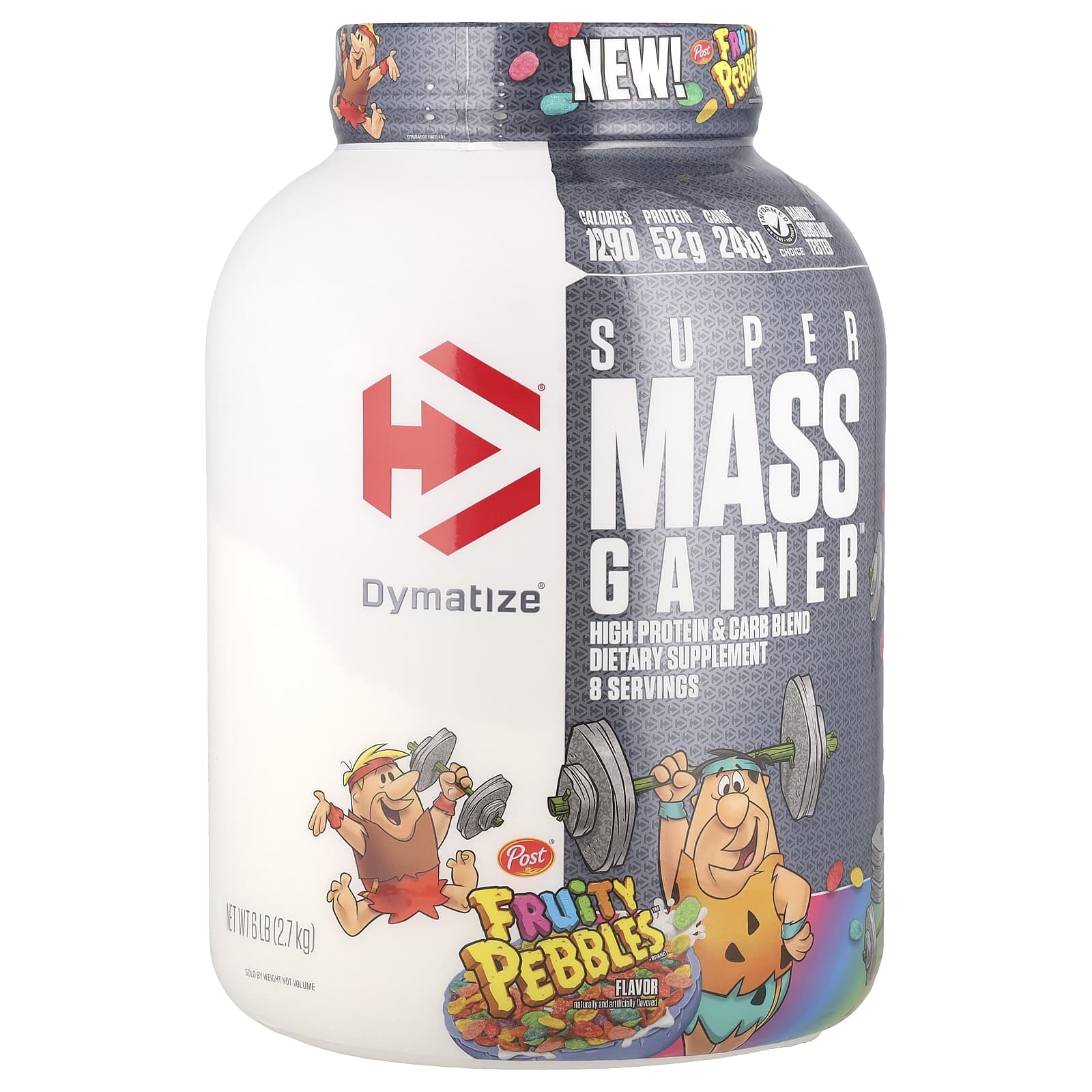 Dymatize Super Mass Gainer фруктовые камешки 27 кг 6 фунтов 12090₽