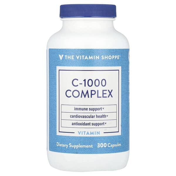 The Vitamin Shoppe, Комплекс C-1000, 300 капсул