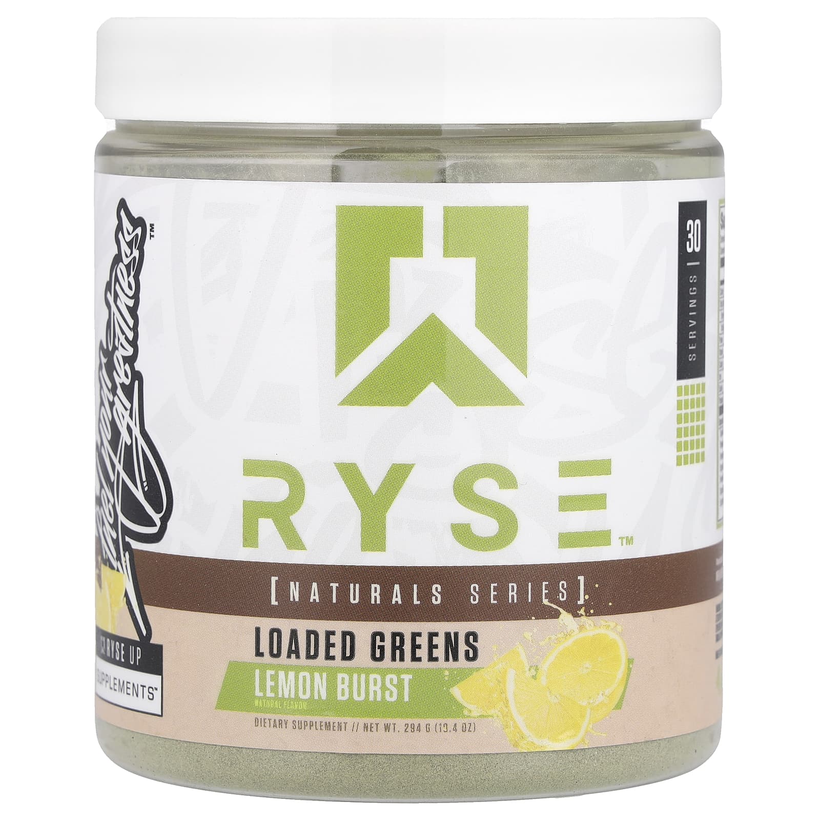 RYSE Natural Series зелень лимонная порция 294 г 104 унции 6390₽