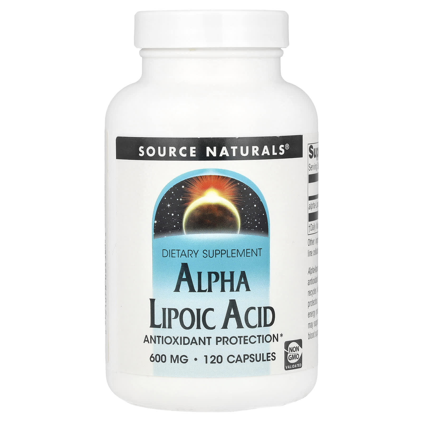 Source Naturals Альфа-липоевая кислота 600 мг 120 капсул 5990₽