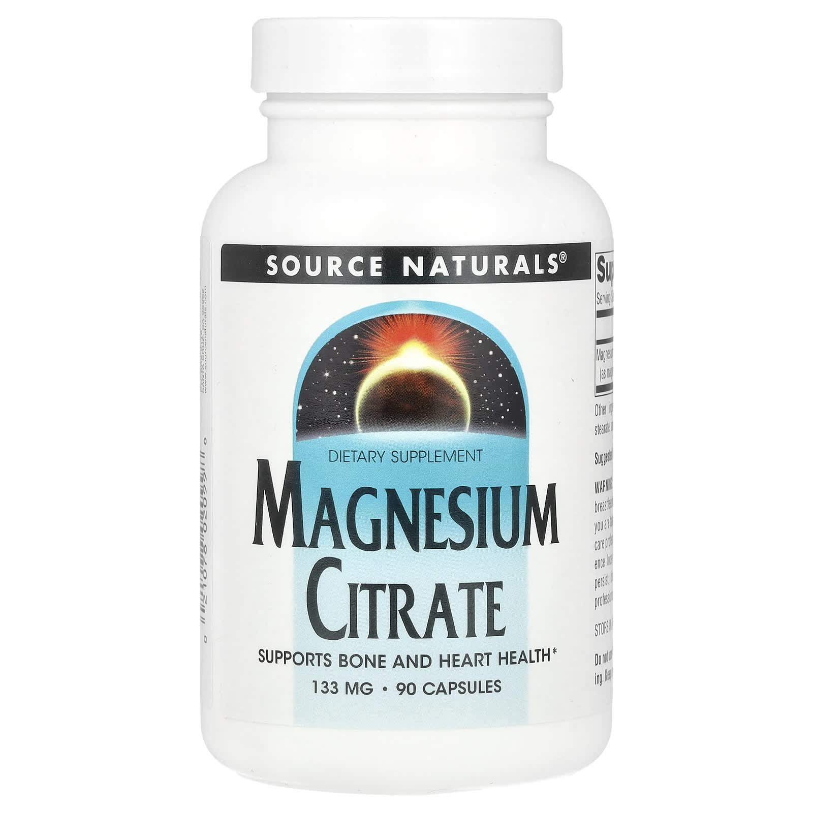Source Naturals Цитрат магния 133 мг 90 капсул 1890₽