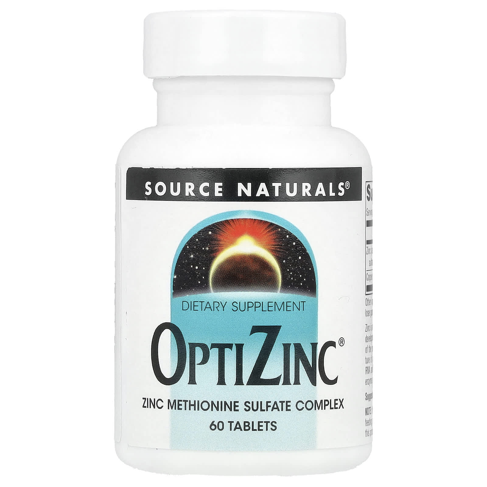 Source Naturals OptiZinc 60 таблеток 1690₽