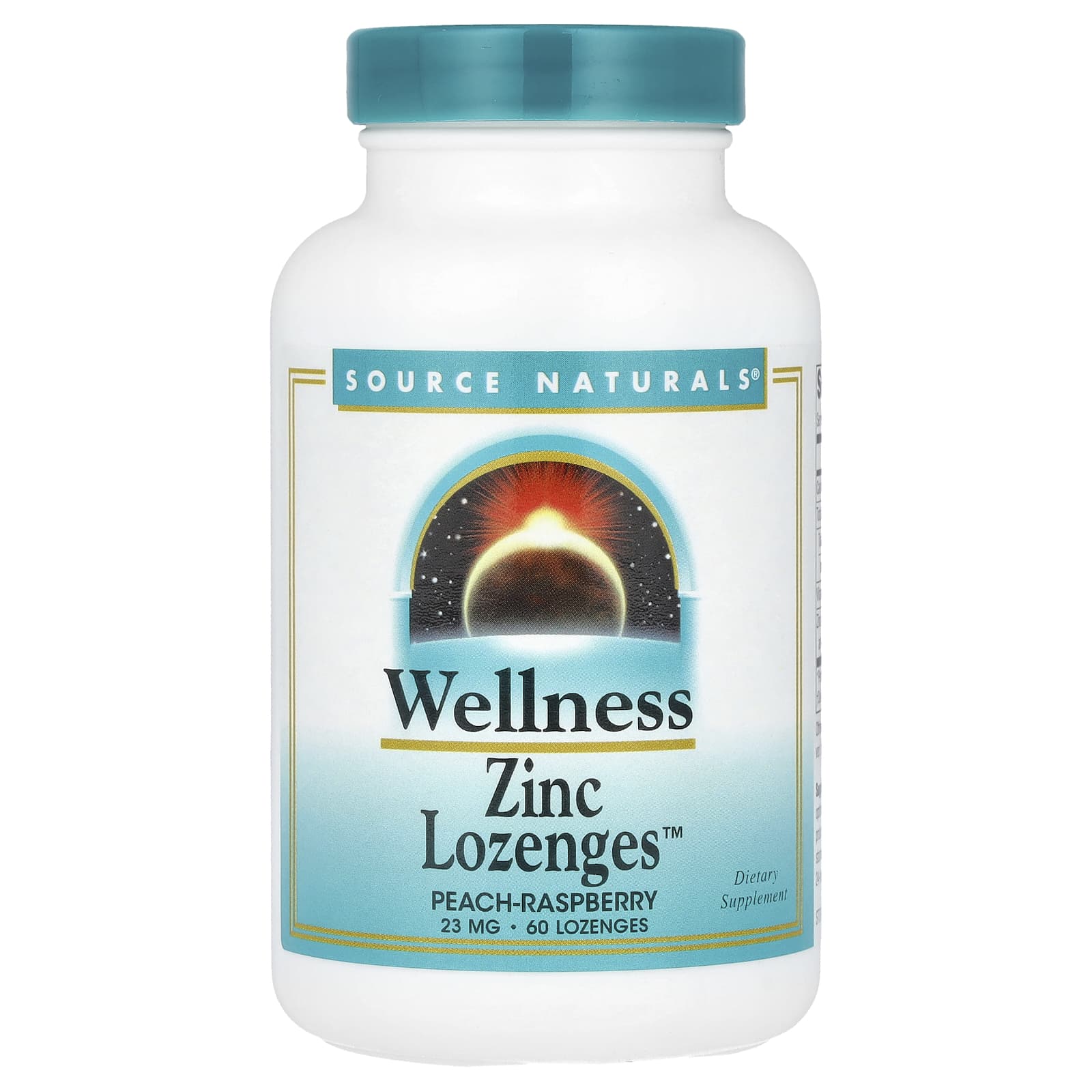 Source Naturals Wellness леденцы с цинком персик и малина 23 мг 60 пастилок 1690₽