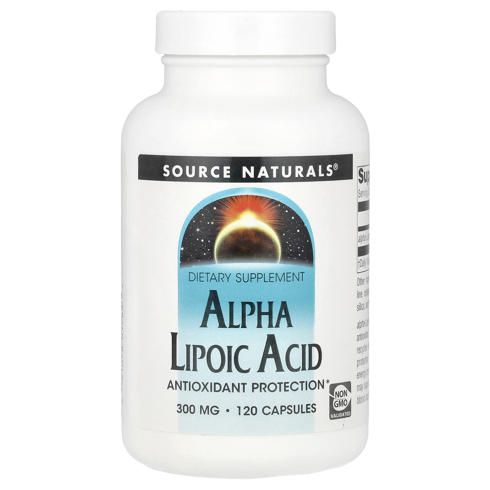 Source Naturals Альфа-липоевая кислота 300 мг 120 капсул 4290₽