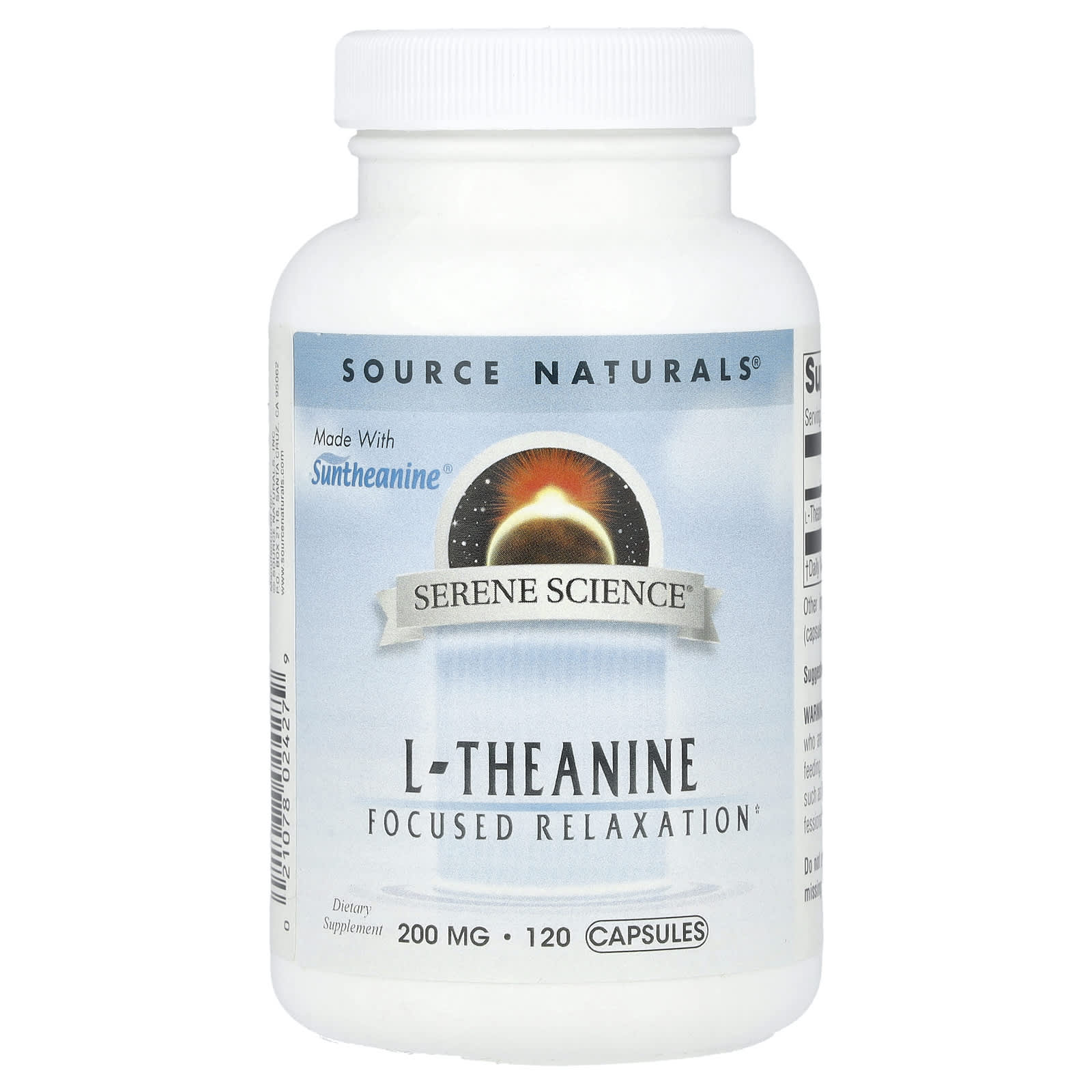 Source Naturals Serene Science L-теанин 200 мг 120 капсул 6890₽