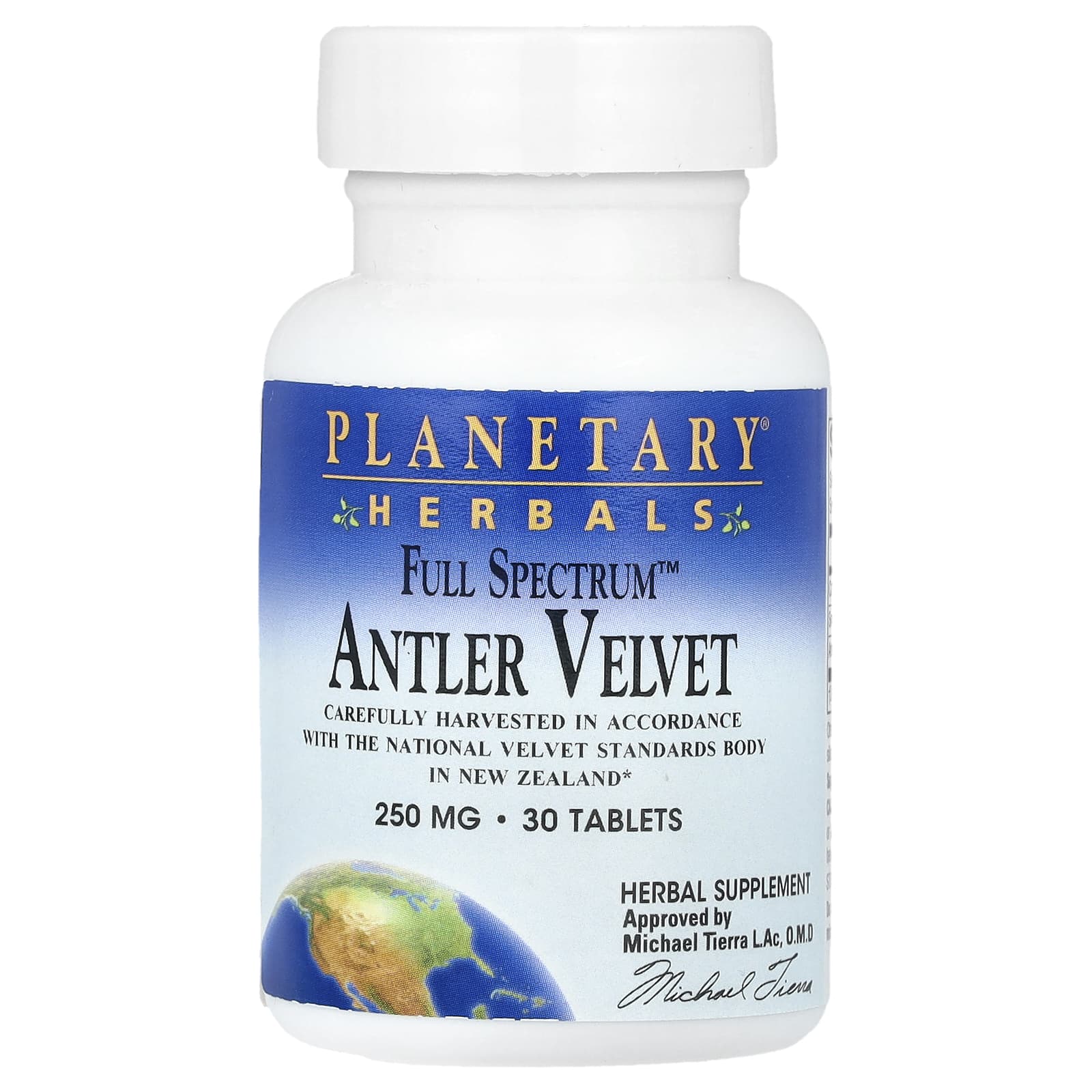 Planetary Herbals Full Spectrum Antler Velvet 500 мг 30 таблеток 250 мг на таблетку 3390₽