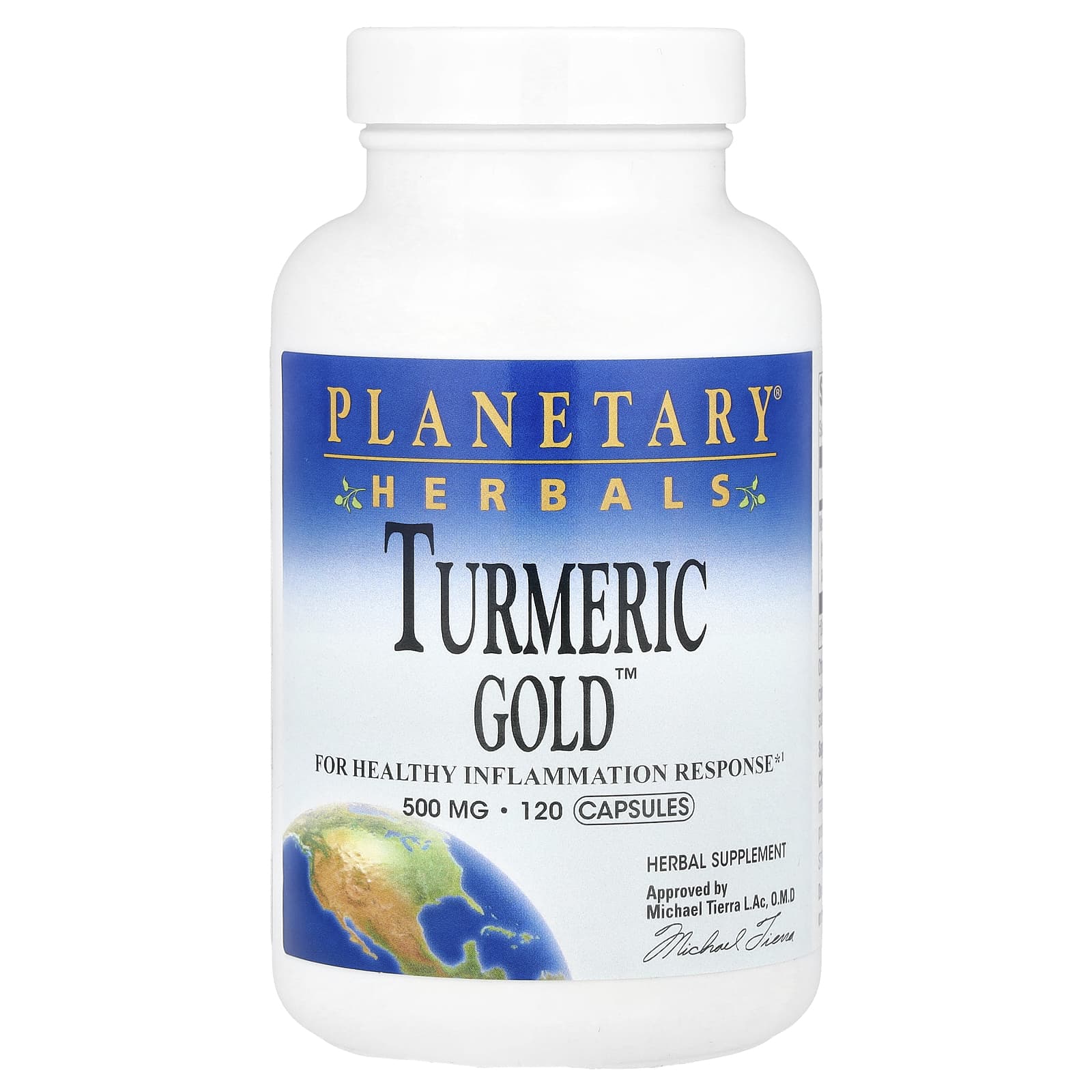 Planetary Herbals Turmeric Gold 500 мг 120 капсул 5390₽