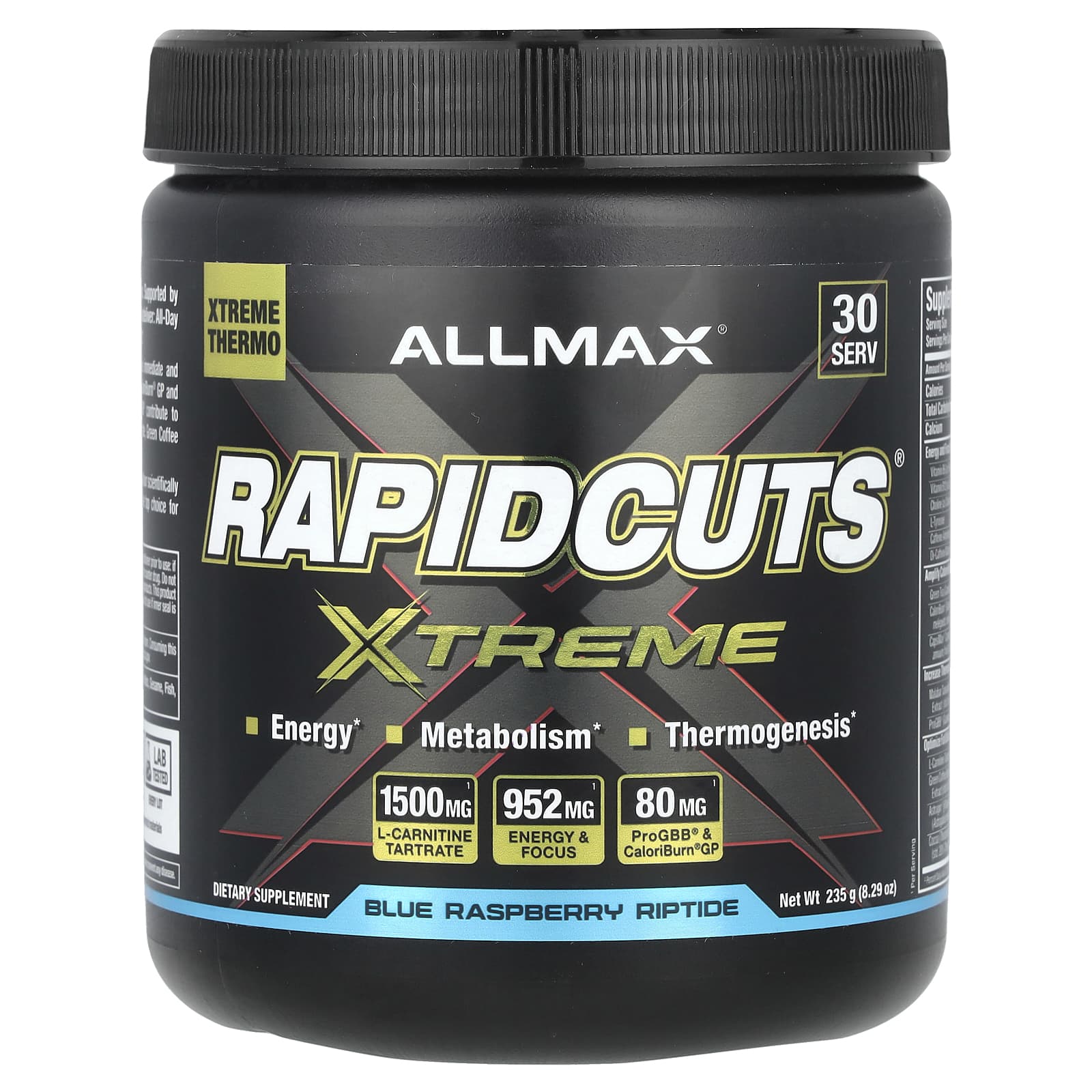 ALLMAX Rapidcuts Xtreme спелая малина 235 г 829 унции 4990₽