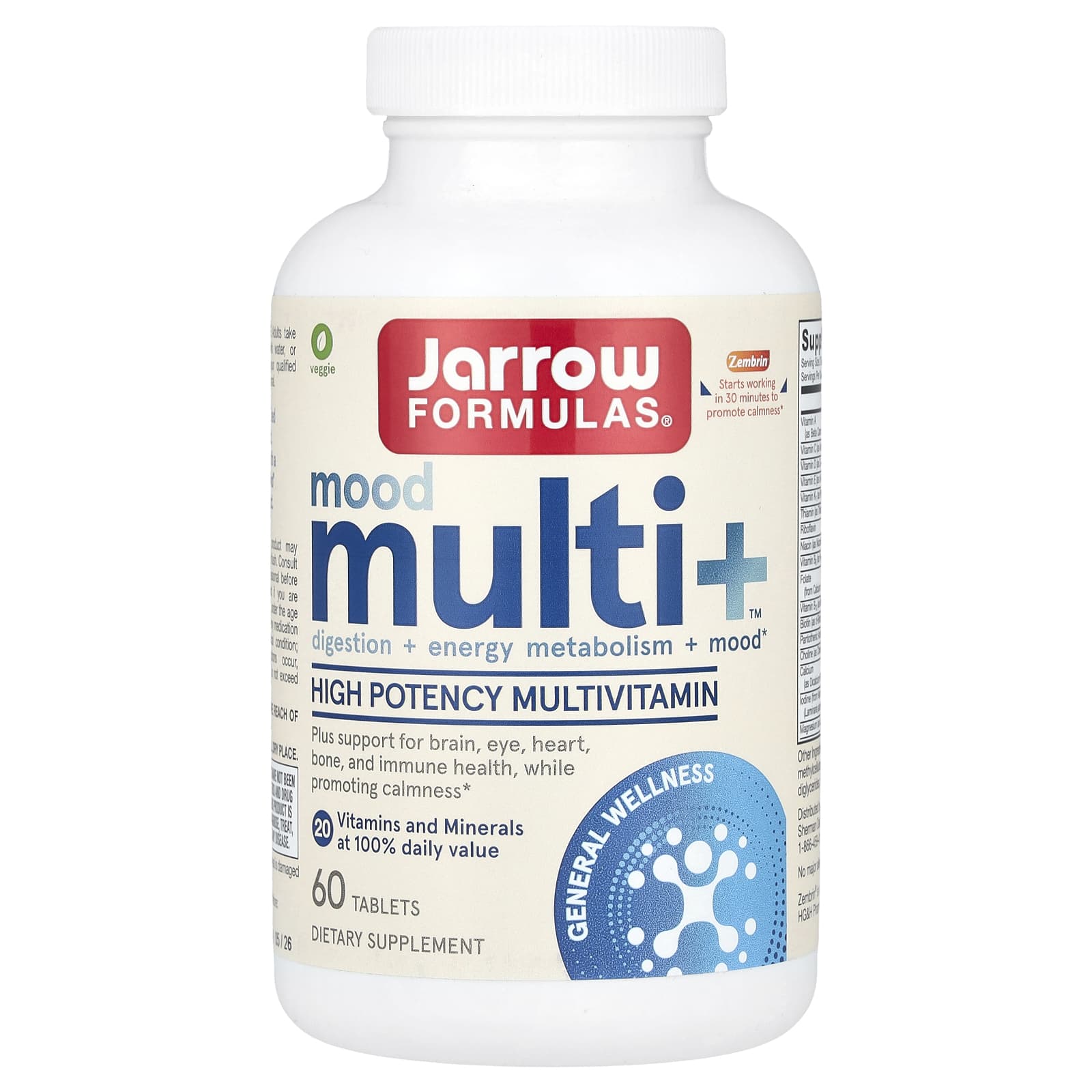 Jarrow Formulas Mood Multi 60 таблеток 4190₽