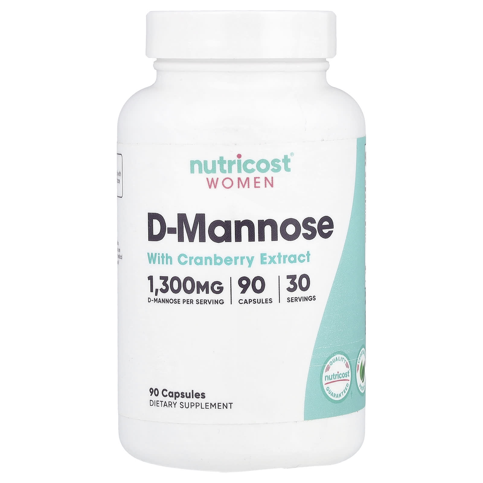 Nutricost D-манноза с экстрактом клюквы для женщин 90 капсул 2790₽