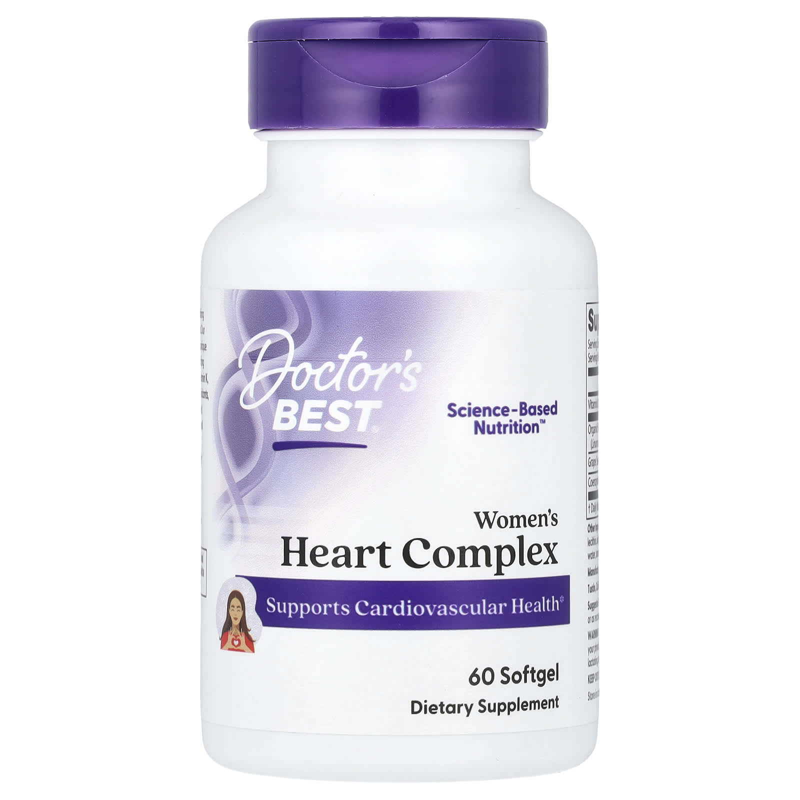 Doctors Best Womens Heart Complex 60 мягких таблеток 4390₽