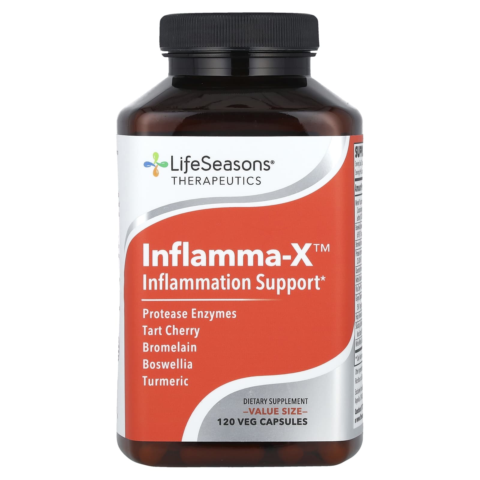 LifeSeasons, Inflamma-X ™, 120 растительных капсул
