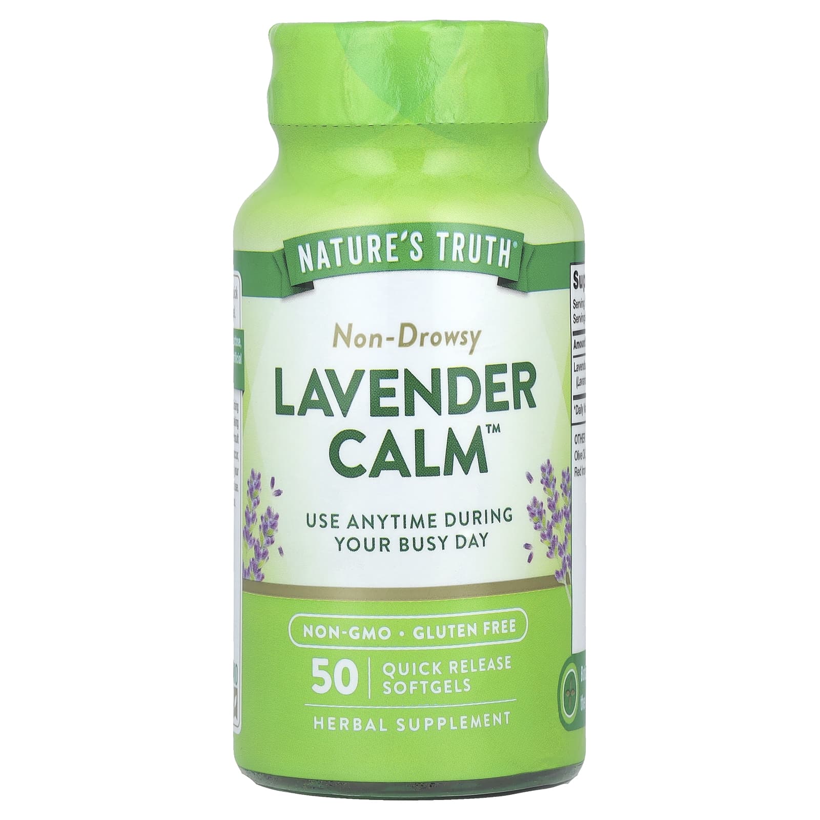 Natures Truth Lavender Calm 50 капсул быстрого действия 1790₽