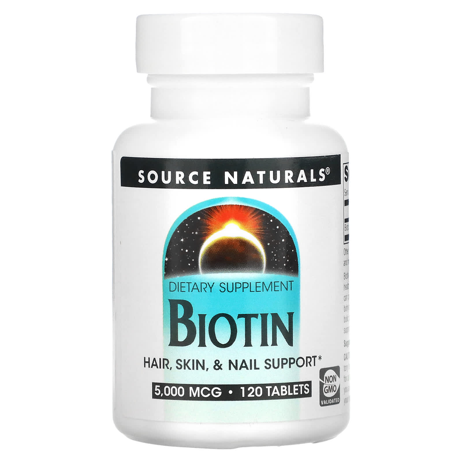 Source Naturals Биотин 5 мг 120 таблеток 1890₽