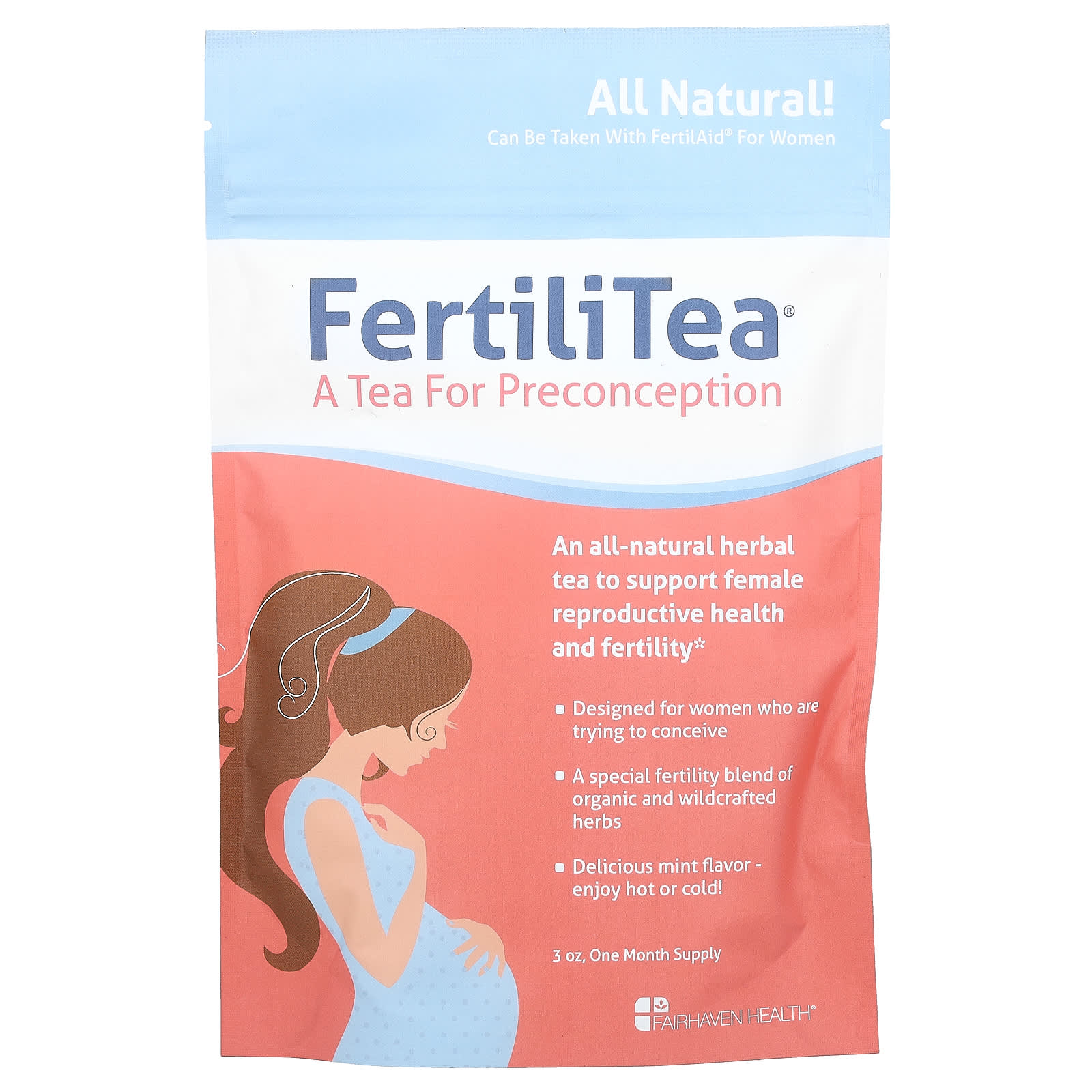 Fairhaven Health FertiliTea добавка для повышения фертильности 99 г 3 унции 3790₽