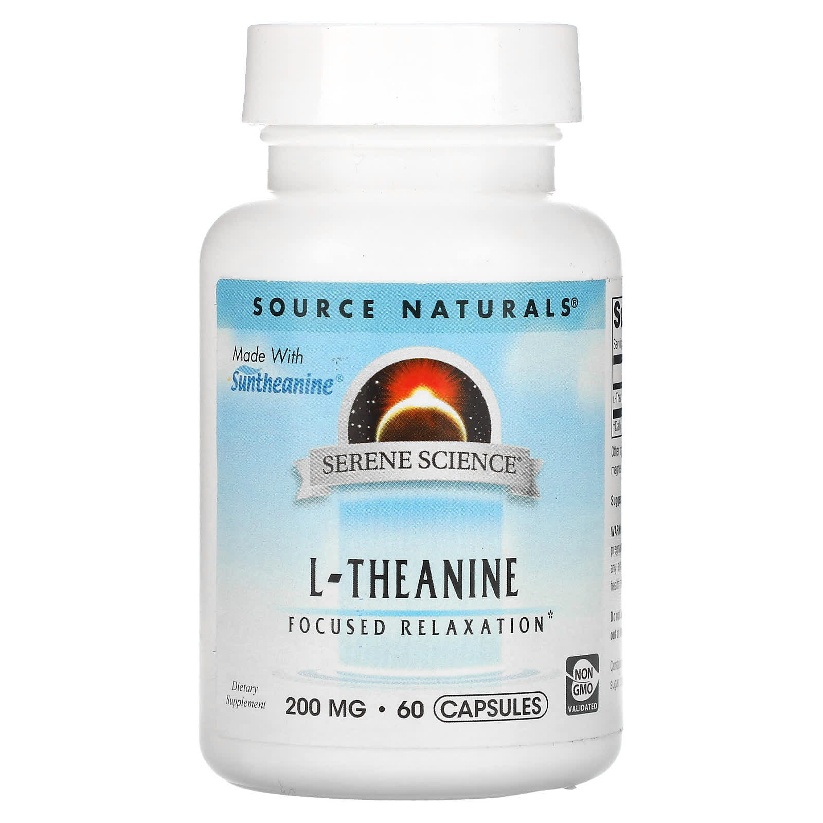 Source Naturals Serene Science L-теанин 200 мг 60 капсул 3990₽