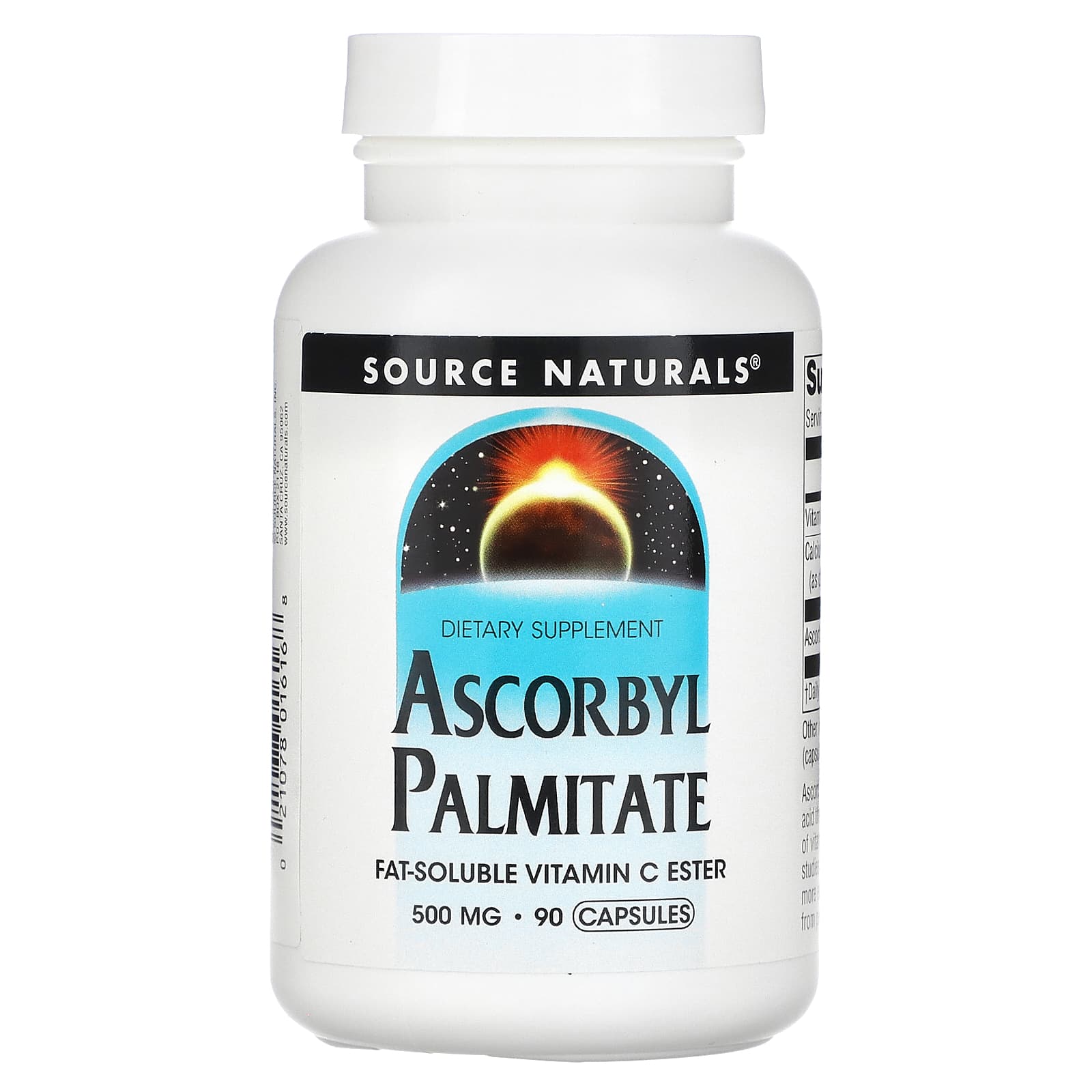 Source Naturals аскорбил пальмитат 500 мг 90 капсул 2490₽