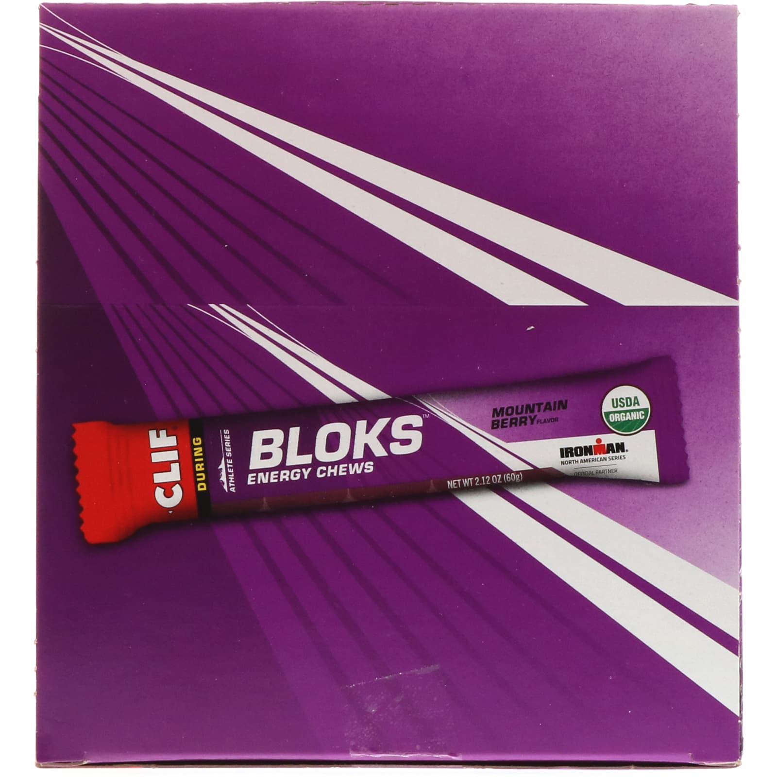 Clif Bar Bloks энергетические жевательные блоки вкус Горная ягода 18 пакетиков 60 г 212 унции каждый 10390₽