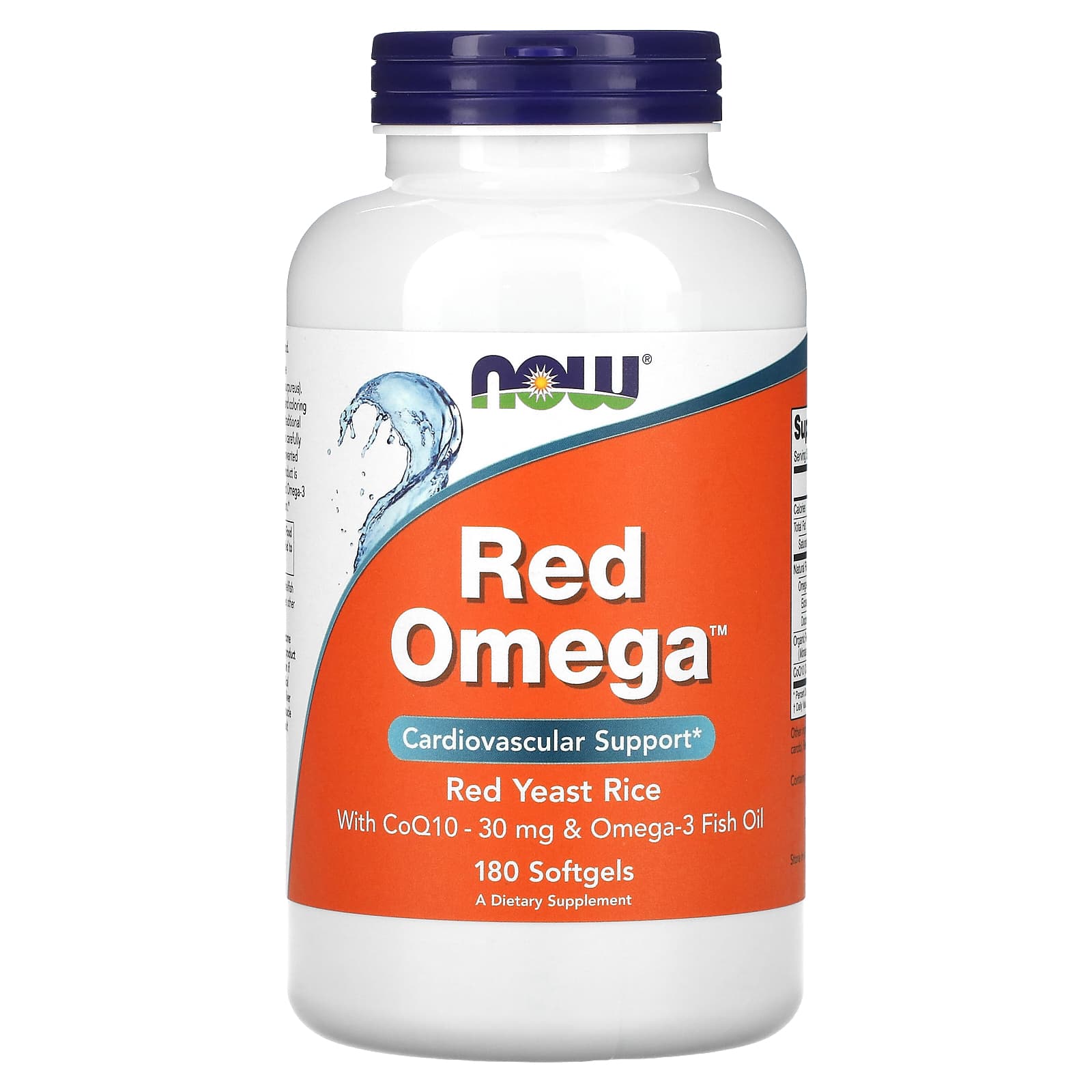 NOW Foods Red Omega красный ферментированный рис с коэнзимом Q10 180 капсул 6990₽