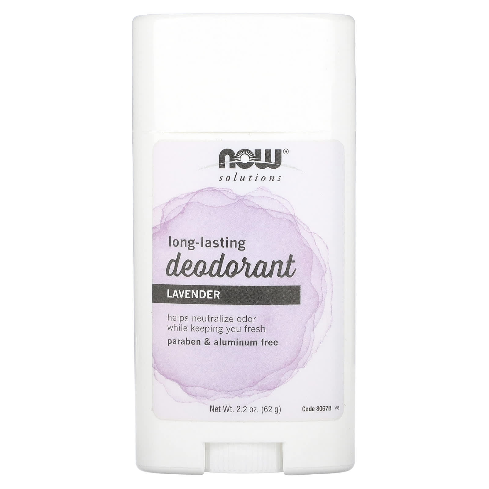 NOW Foods Solutions дезодорант-карандаш длительного действия освежающая лаванда 62 г 22 унции 1890₽