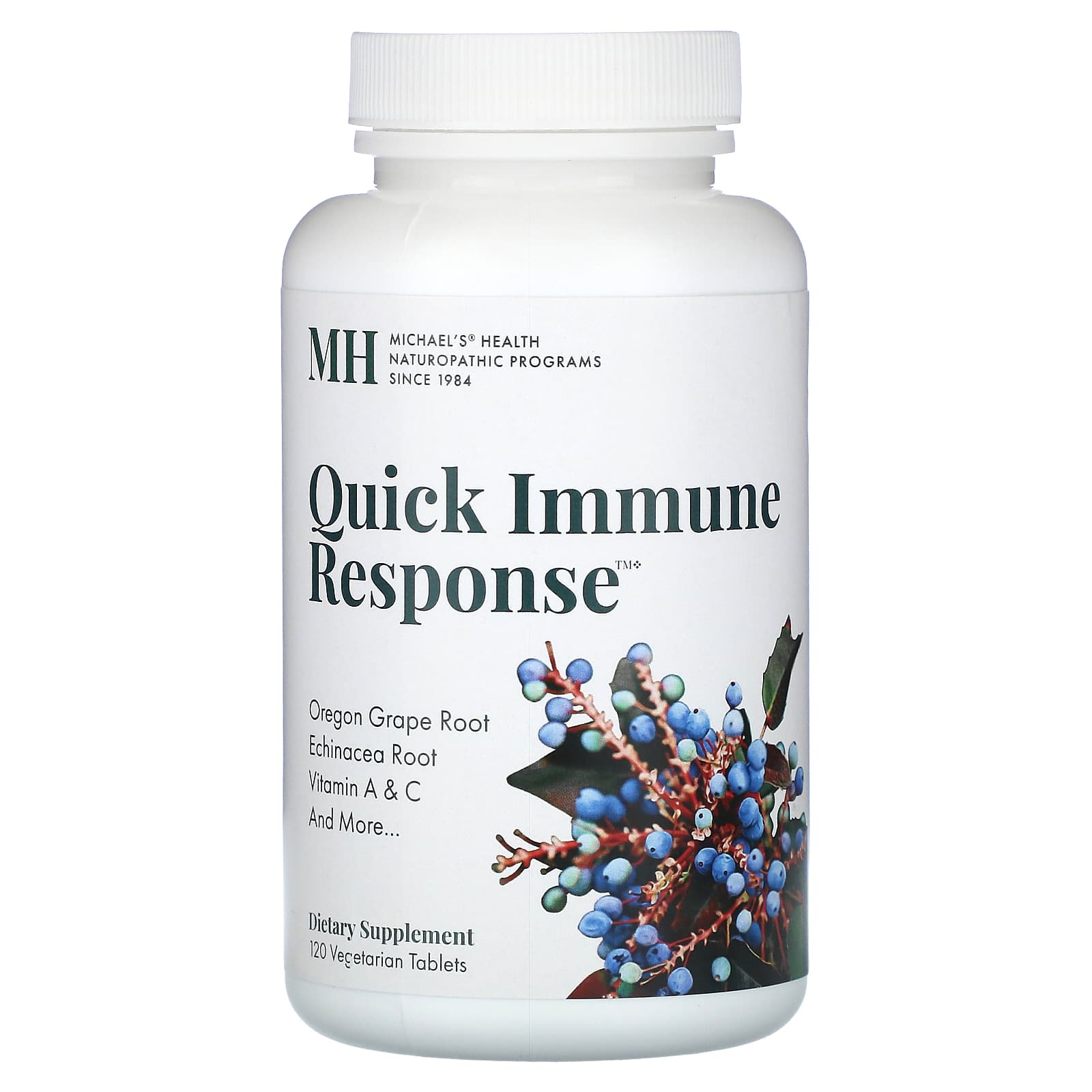 Michaels Naturopathic Quick Immune Response 120 Vegetarian Tablets 5490₽