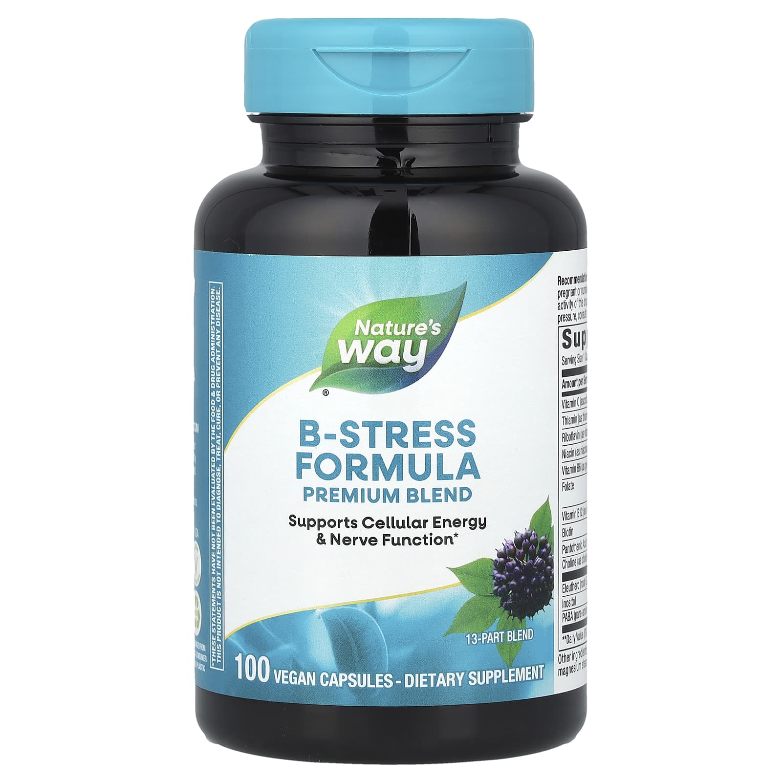 Natures Way B-Stress Formula 100 веганских капсул 3690₽