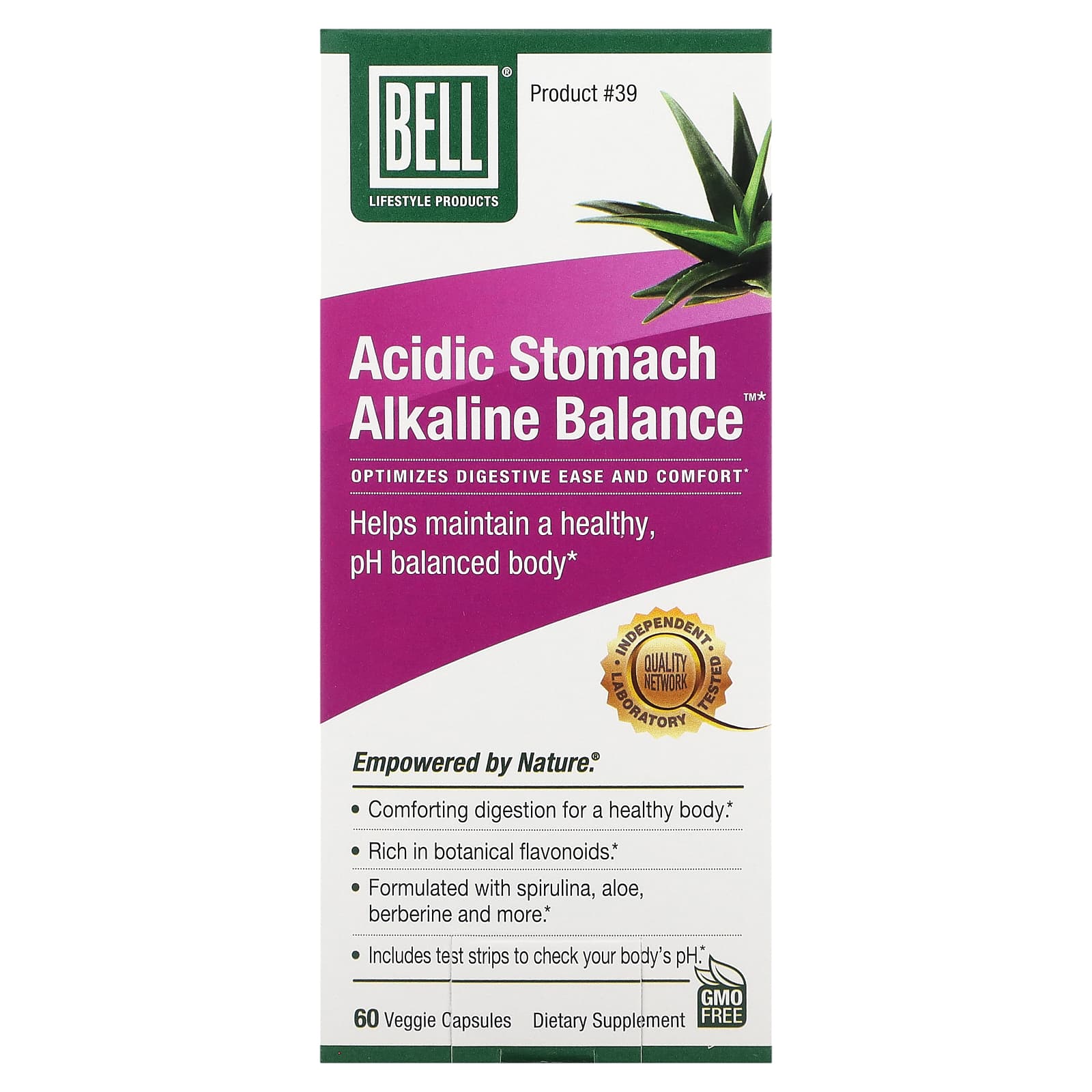 Bell Lifestyle Acidic Stomach Alkaline Balance 60 растительных капсул 4090₽