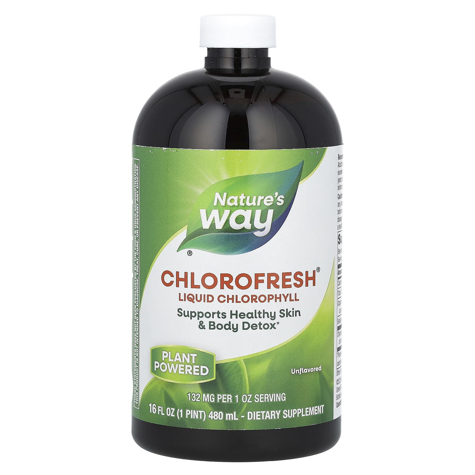 Natures Way Chlorofresh жидкий хлорофилл без добавок 480 мл 16 жидк унций 2090₽