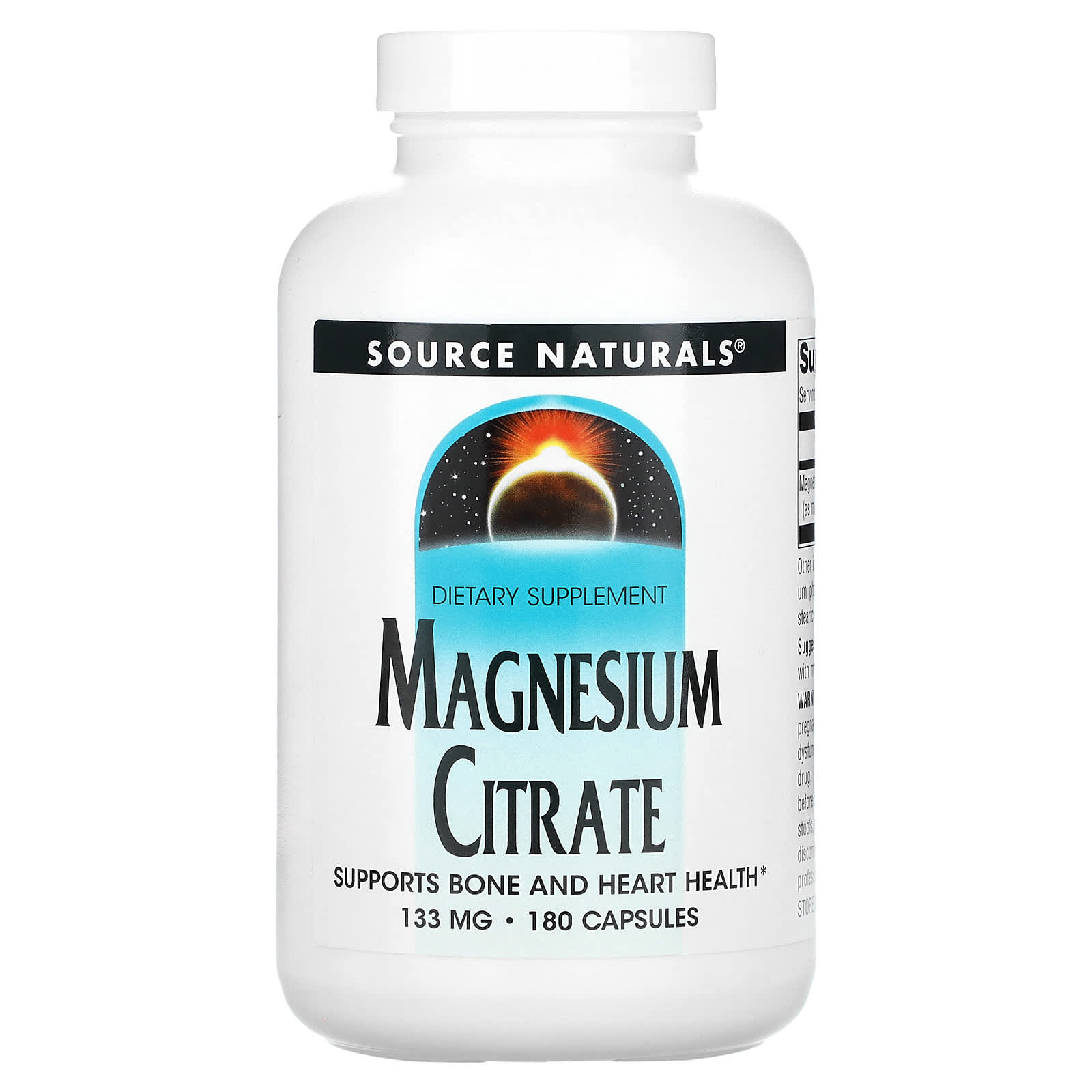 Source Naturals цитрат магния 133 мг 180 капсул 2790₽