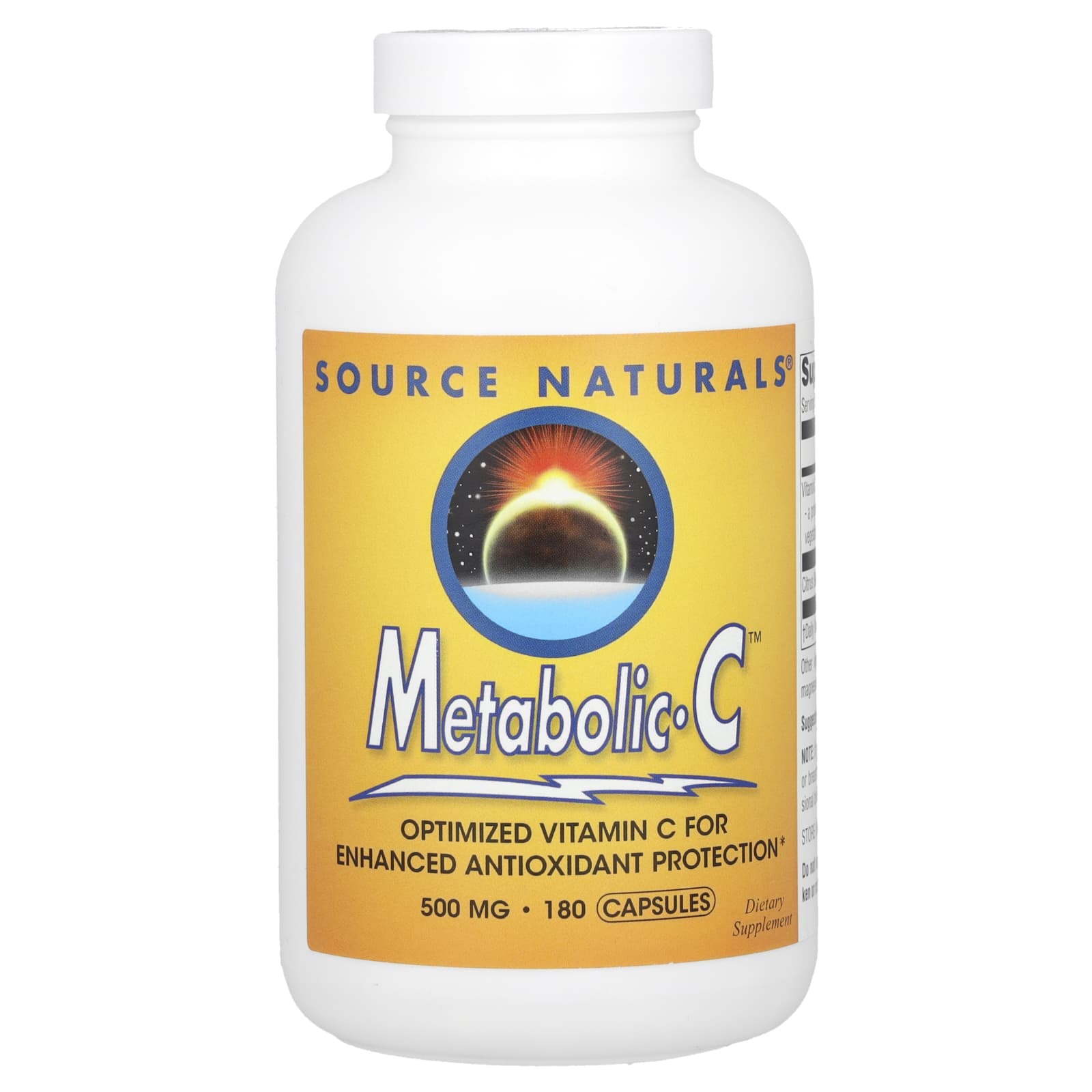 Source Naturals Metabolic C 500 мг 180 капсул 3390₽