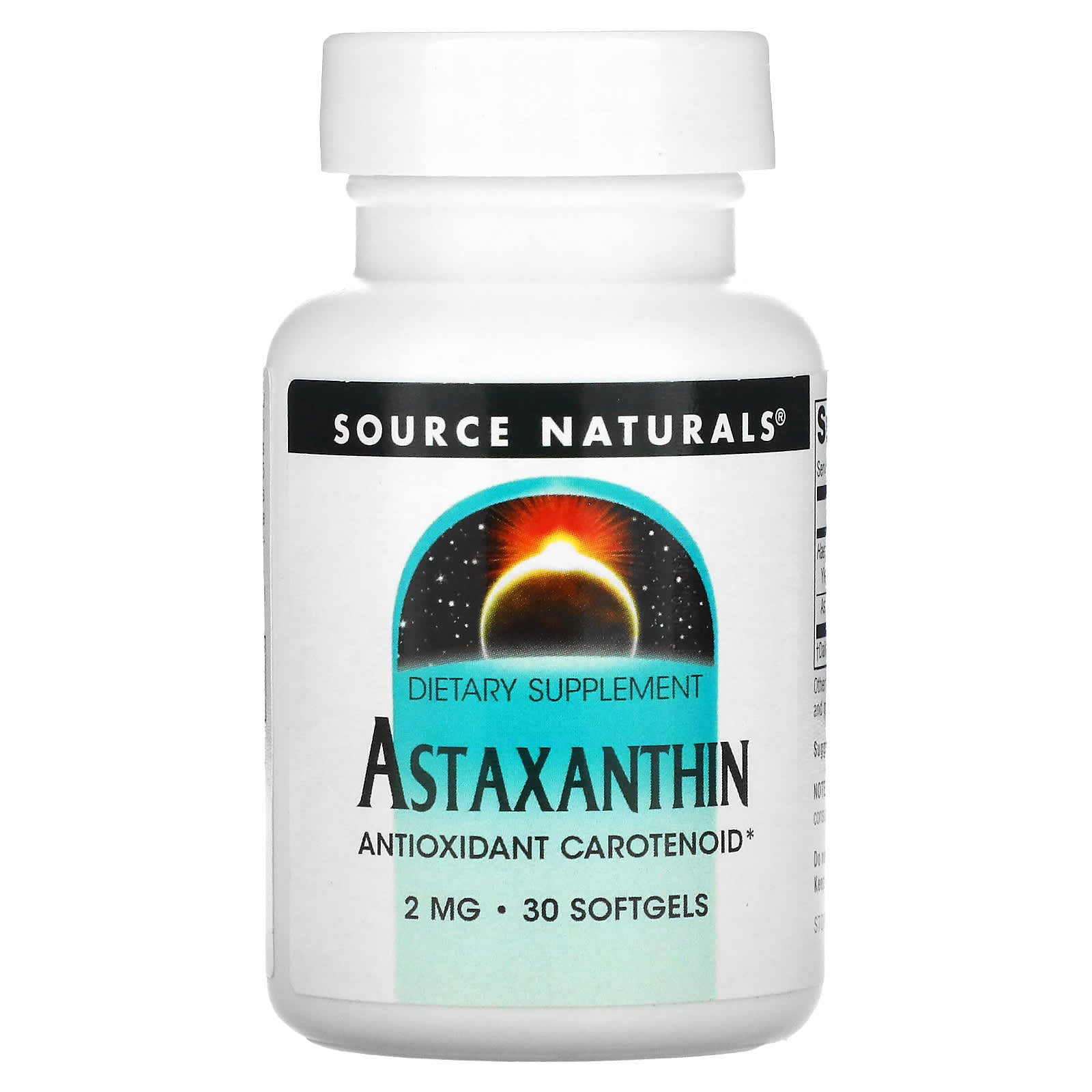 Source Naturals Астаксантин 2 мг 30 капсул 1990₽