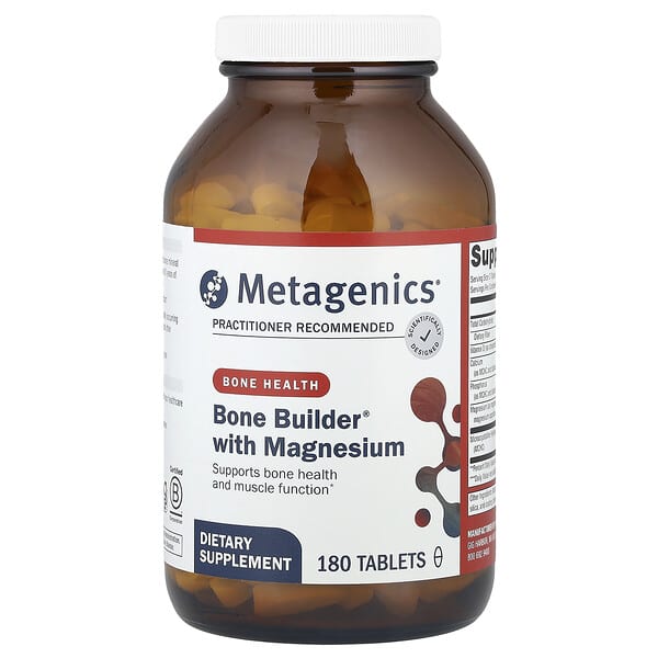 Metagenics, Bone Builder с магнием, 180 таблеток