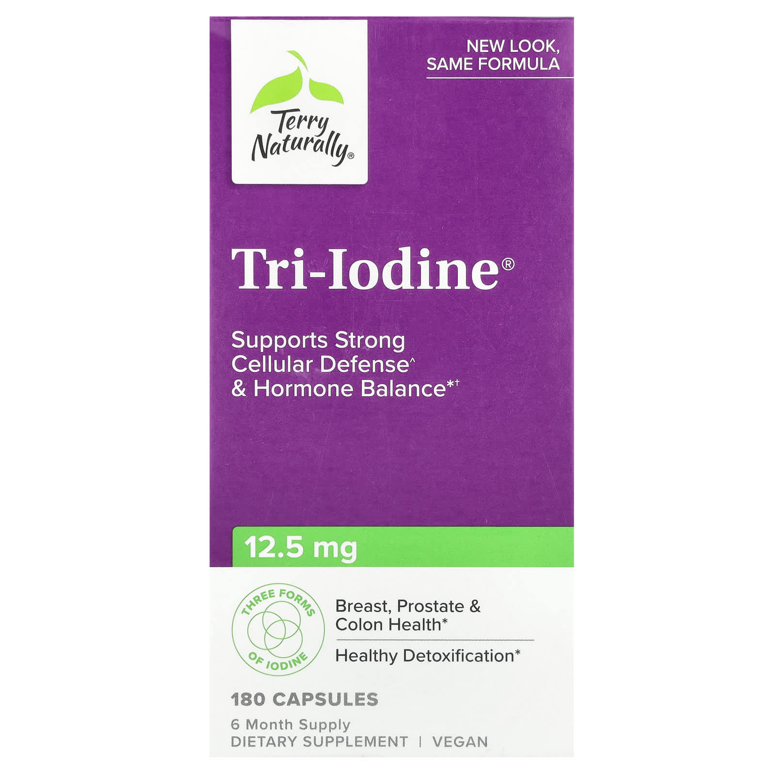 Terry Naturally Tri-Iodine 125 мг 180 капсул 9990₽