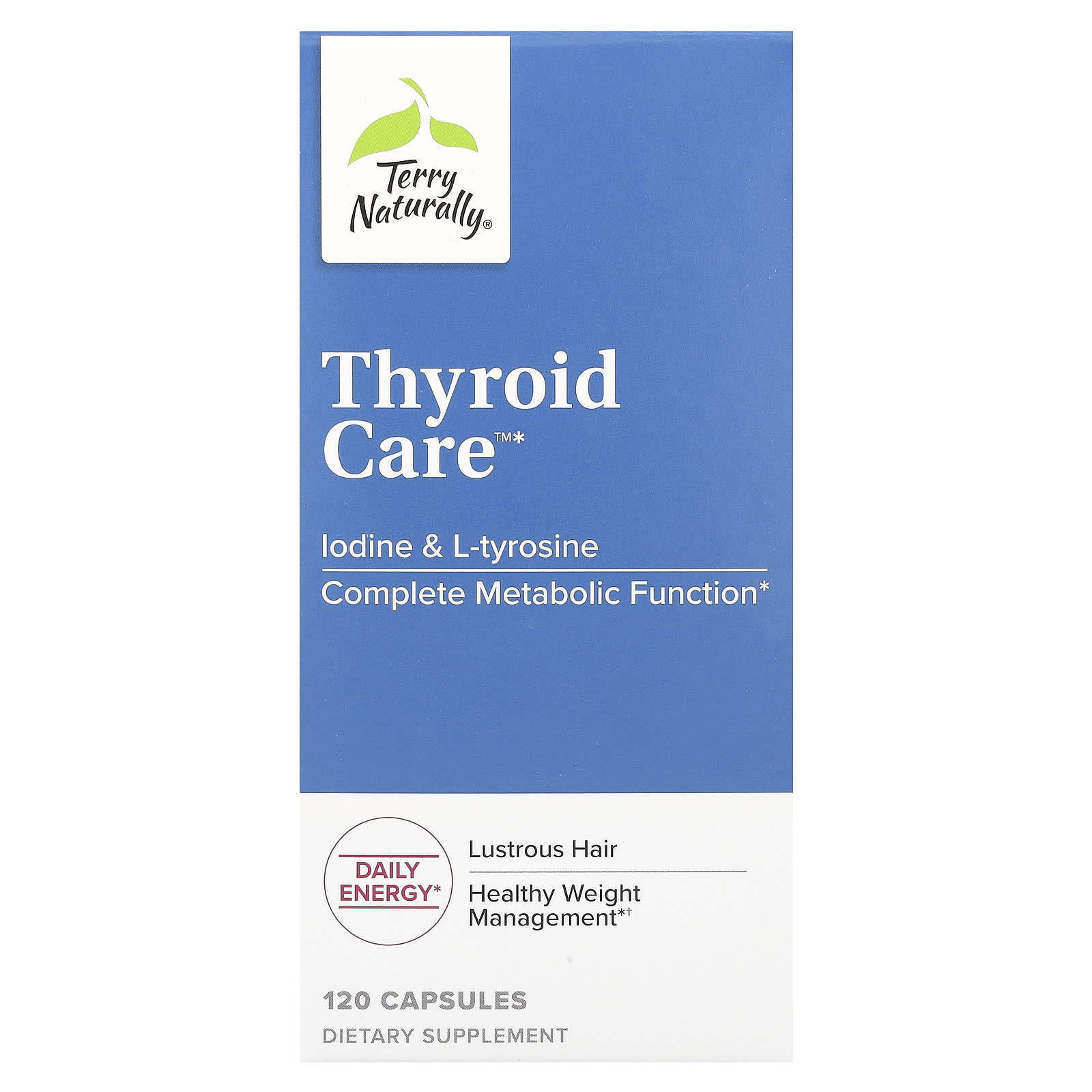 Terry Naturally Thyroid Care 120 капсул 6190₽