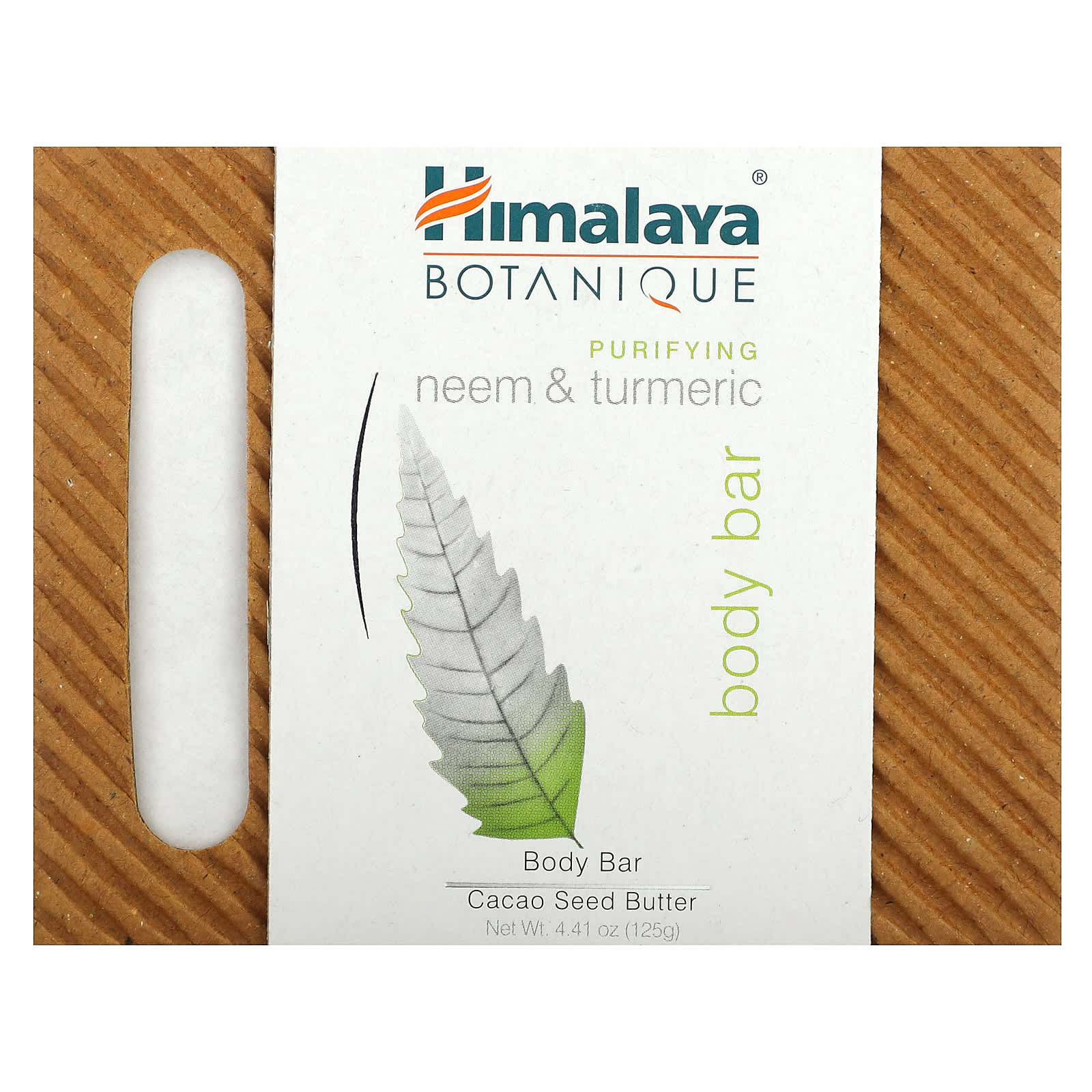 Himalaya Botanique очищающий батончик для тела с нимом и куркумой 125 г 441 унции 1590₽
