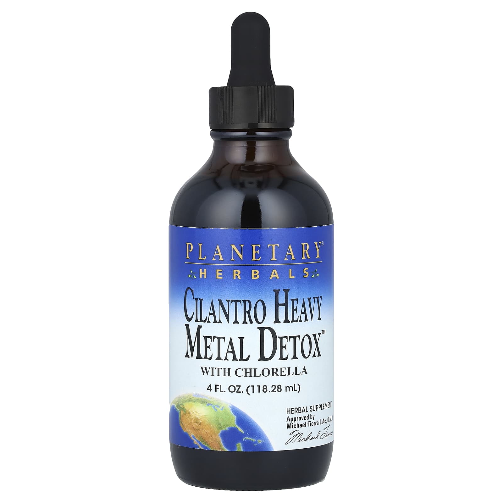Planetary Herbals Cilantro Heavy Metal Detox кориандровая добавка с хлореллой 11828 мл 4 жидк унции 3590₽