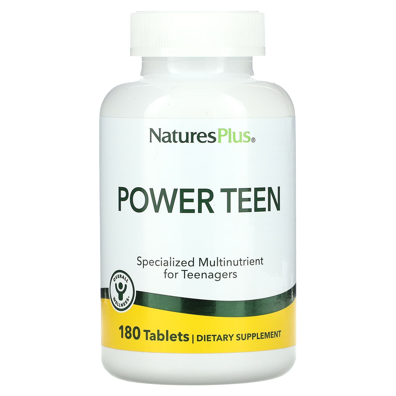 NaturesPlus Power Teen мультивитамины и минералы для подростков 180 таблеток 9090₽