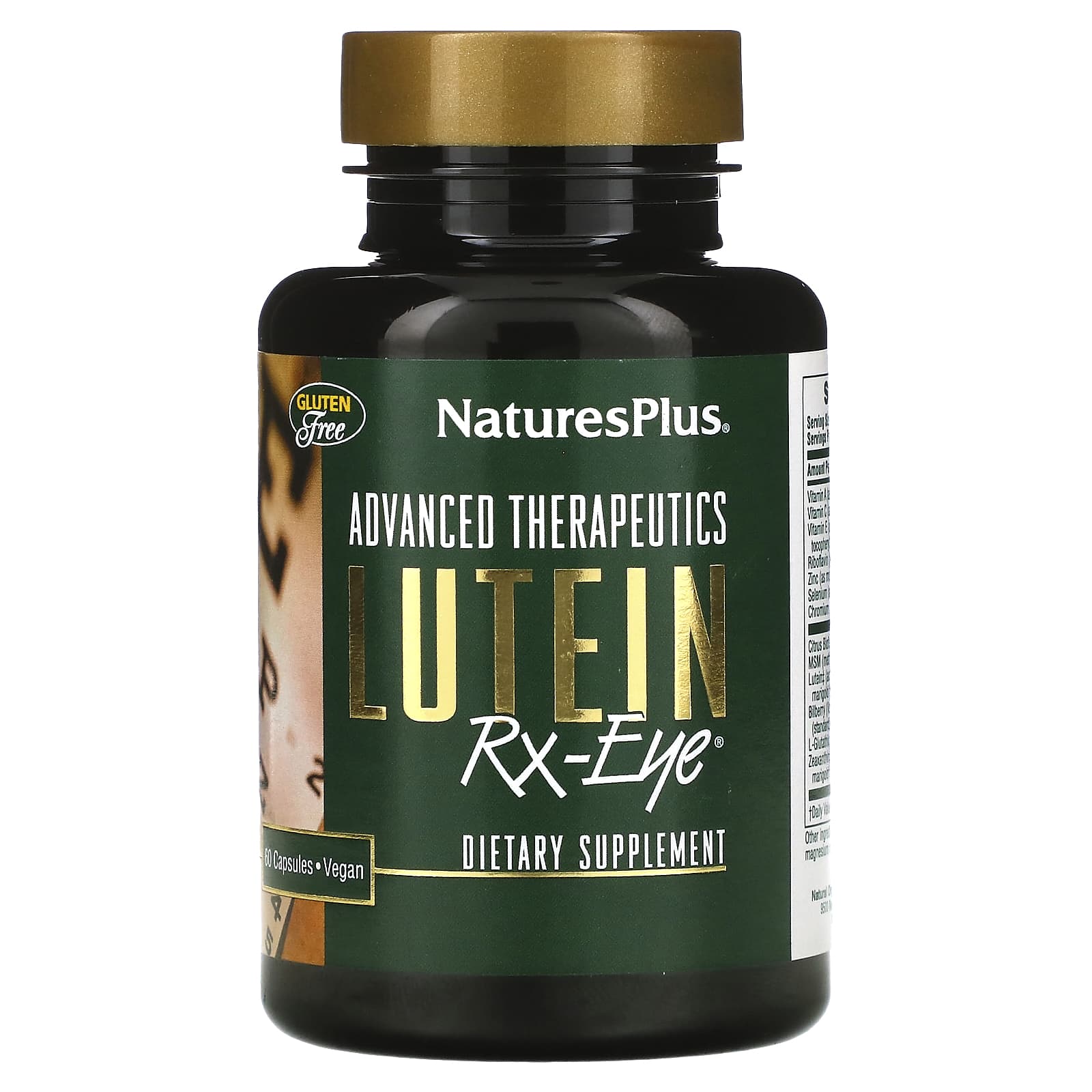 NaturesPlus Advanced Therapeutics Lutein RX-Eye лютеин для здоровья глаз 60 капсул 5790₽