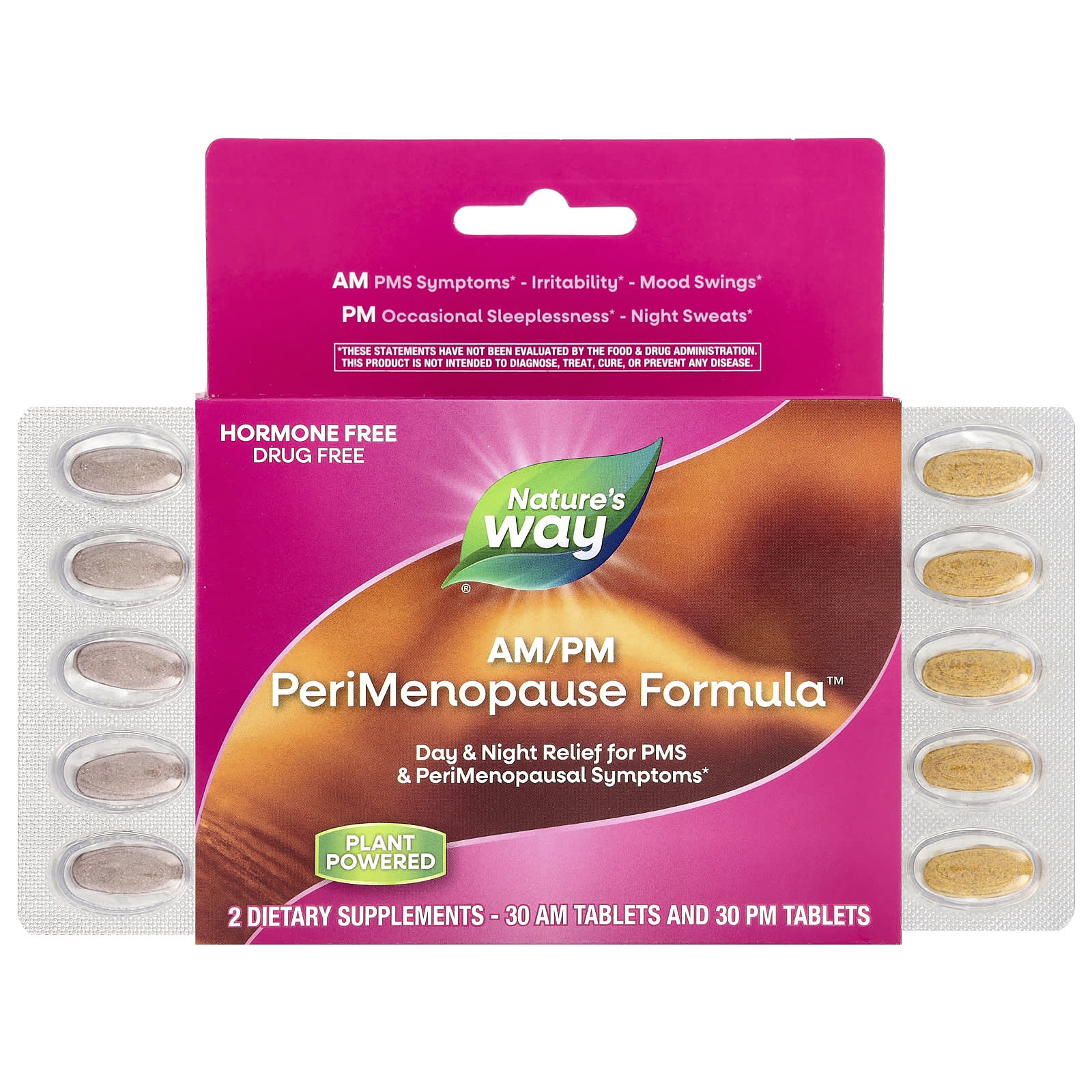 Natures Way AM PM PeriMenopause Formula 60 таблеток 3490₽