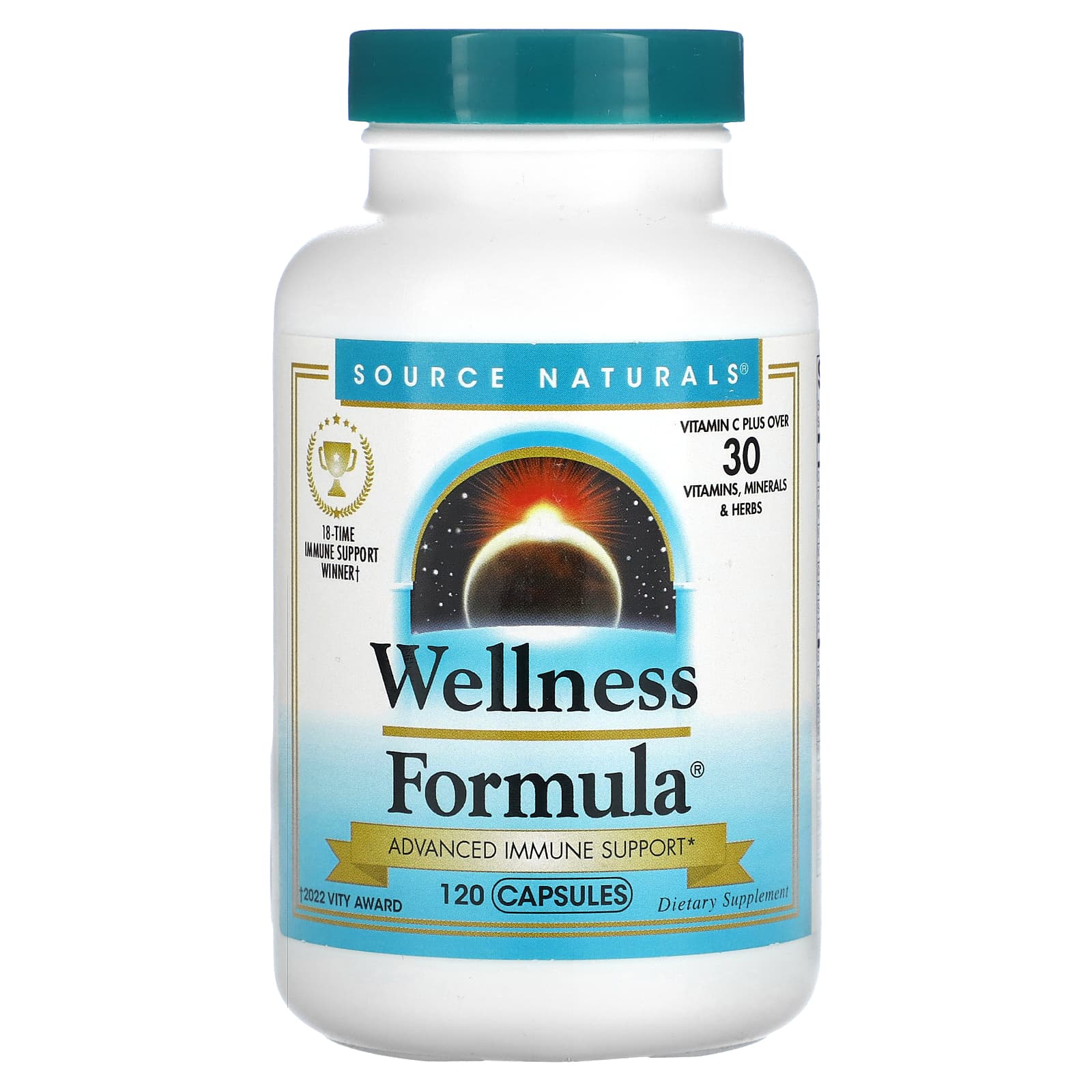 Source Naturals Wellness Formula улучшенная поддержка иммунитета 120 капсул 3390₽