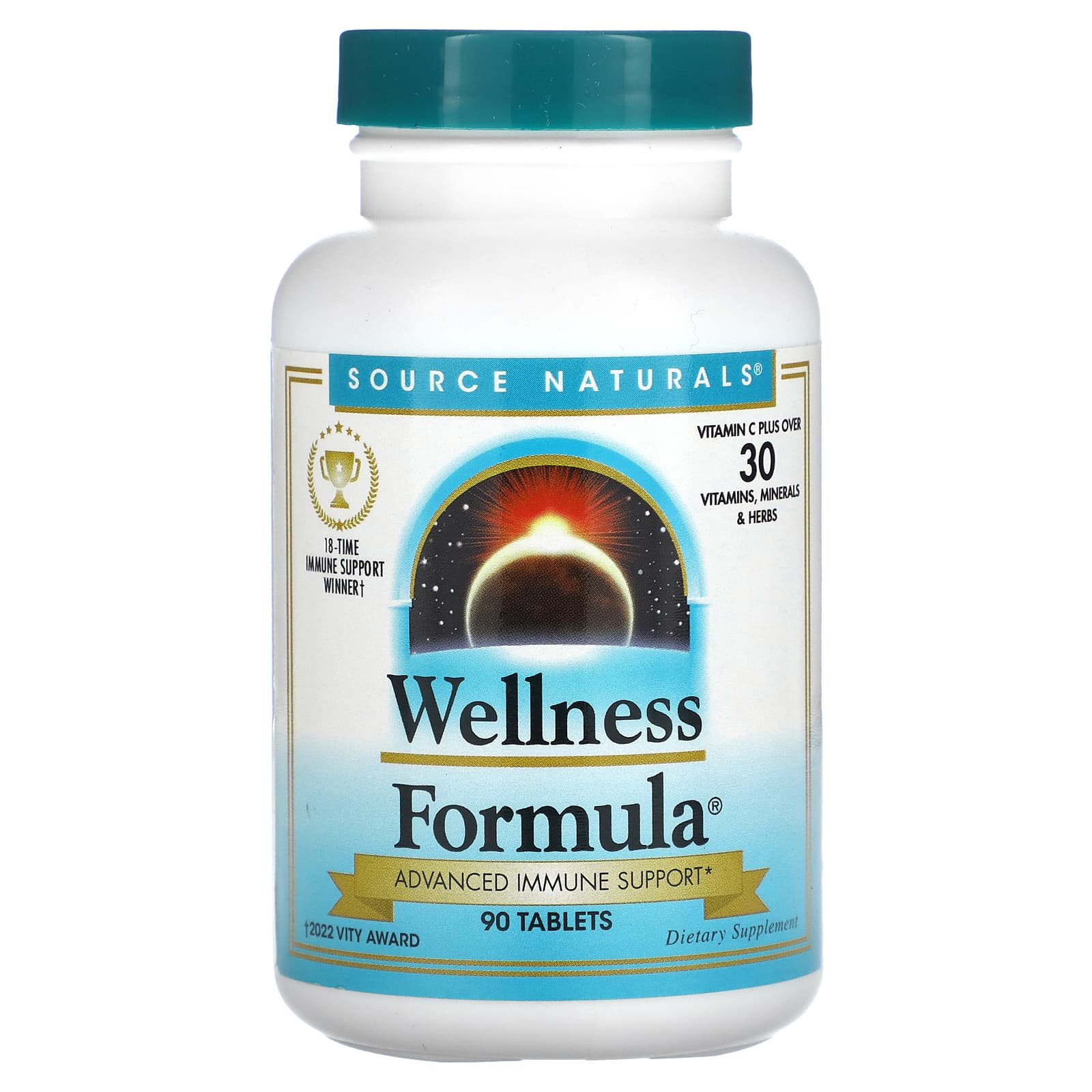 Source Naturals Wellness Formula улучшенная поддержка иммунитета 90 таблеток 3690₽