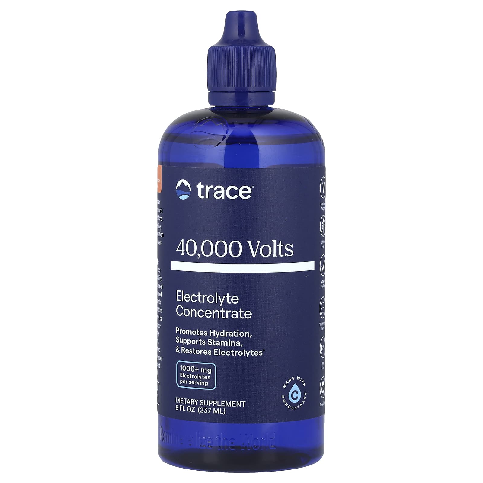 Trace Minerals TM Sport 40 000 Вольт Электролитический концентрат 237 мл 8 жидк унций 3790₽