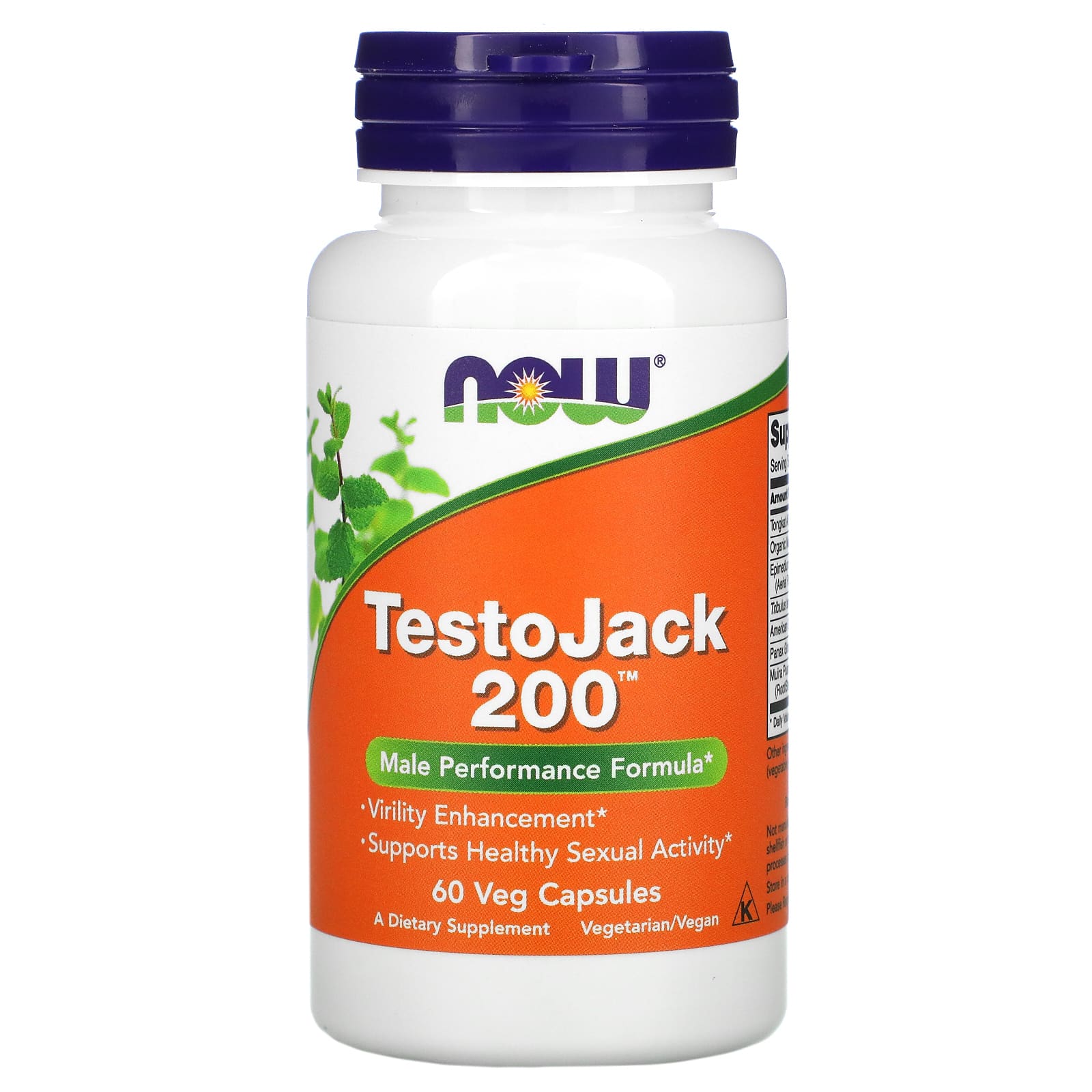 NOW Foods TestoJack 200 60 вегетарианских капсул 3790₽